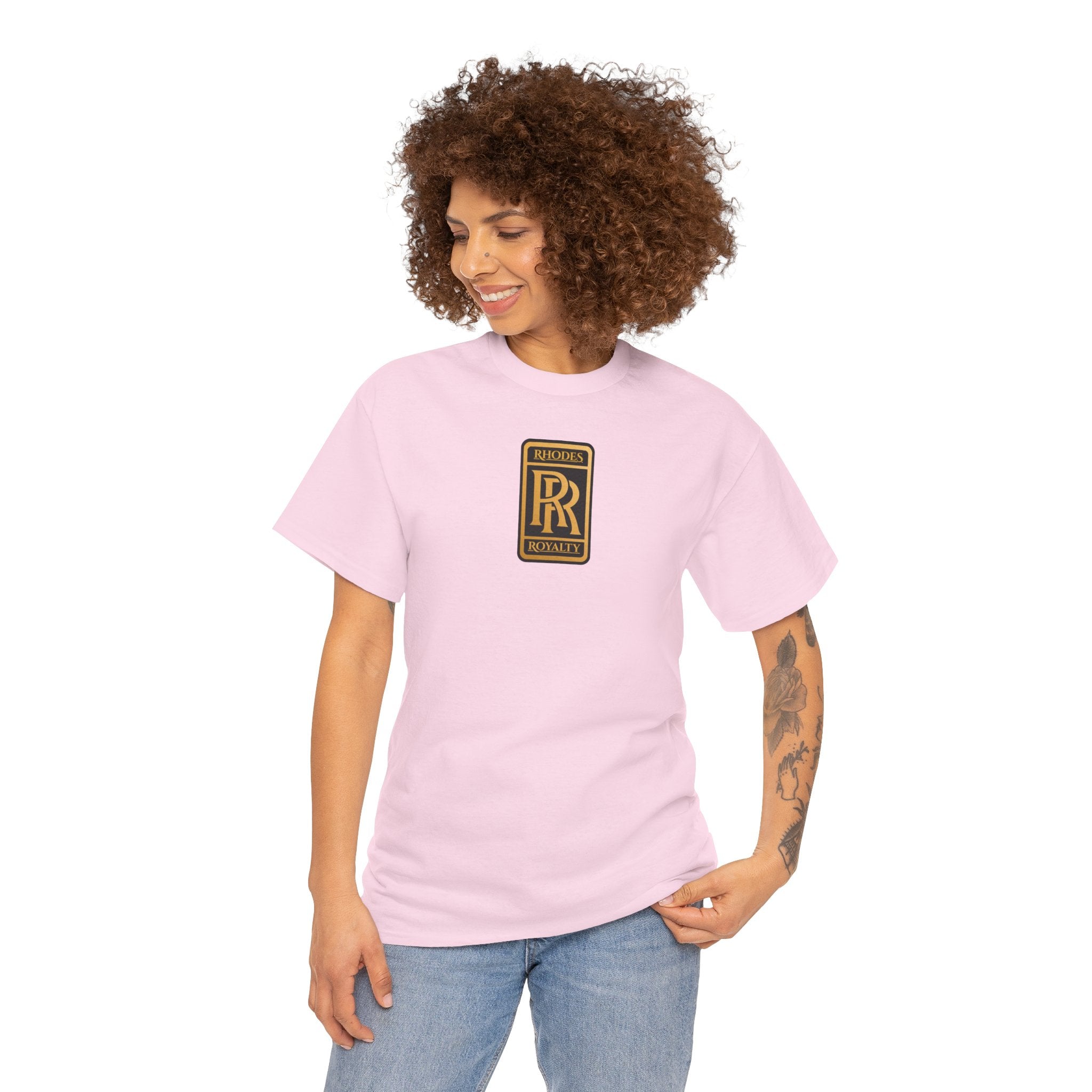 Rhodes Royalty Family Crest -  Vintage Gold Crest Tee