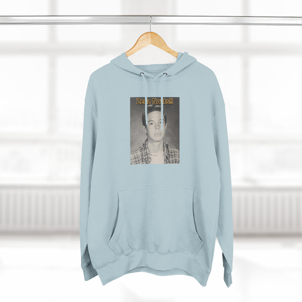 Zee'z Nutts!!   Vintage Portrait Hoodie — 'ZeeNutty' Photo Graphic Pullover
