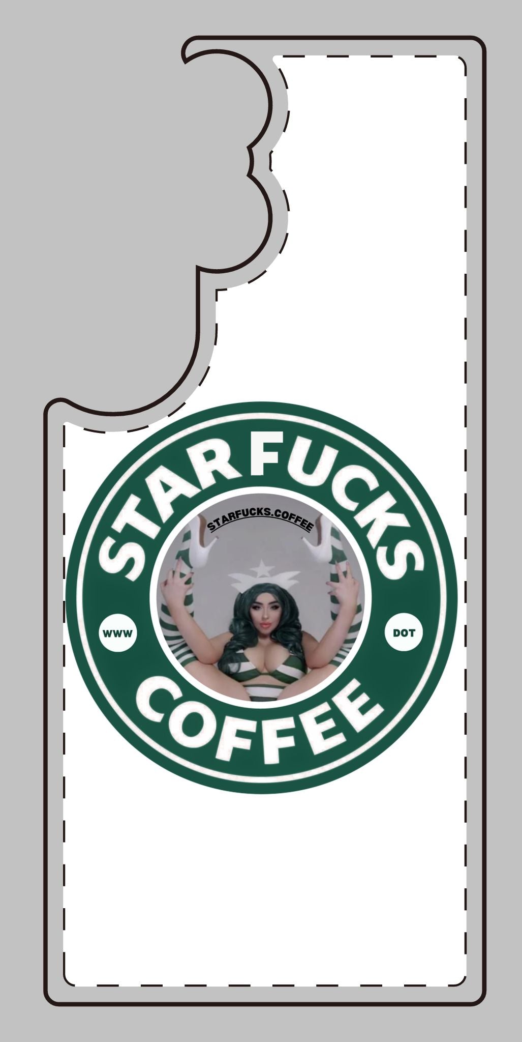 Phone Case — 'StarFucks.Coffee' Parody Logo starfucks.coffee Protective Cover