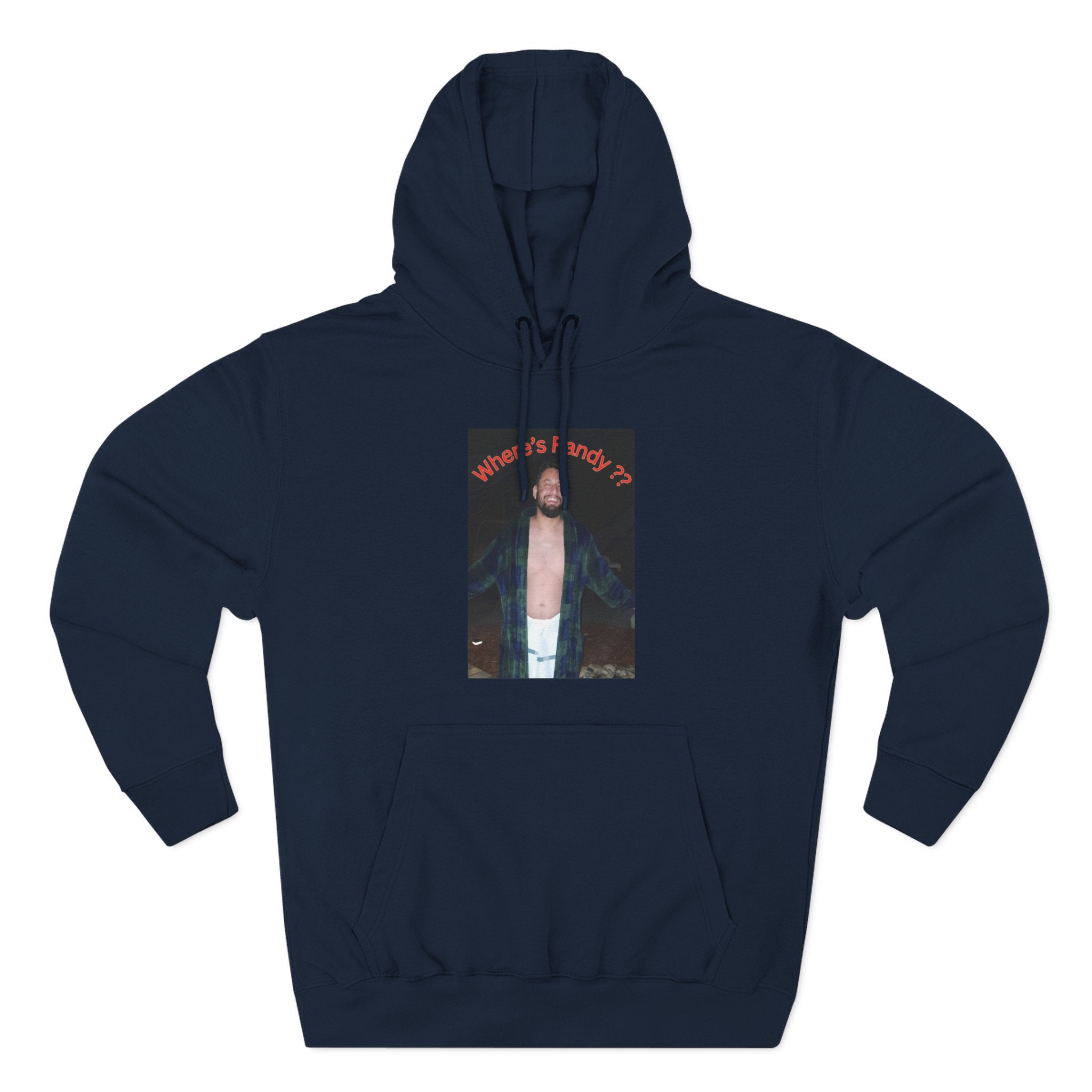 Where's Randy!!!????  Graphic Hoodie — Raised Arms Photo Print Hoodie (Three-Panel Fleece)