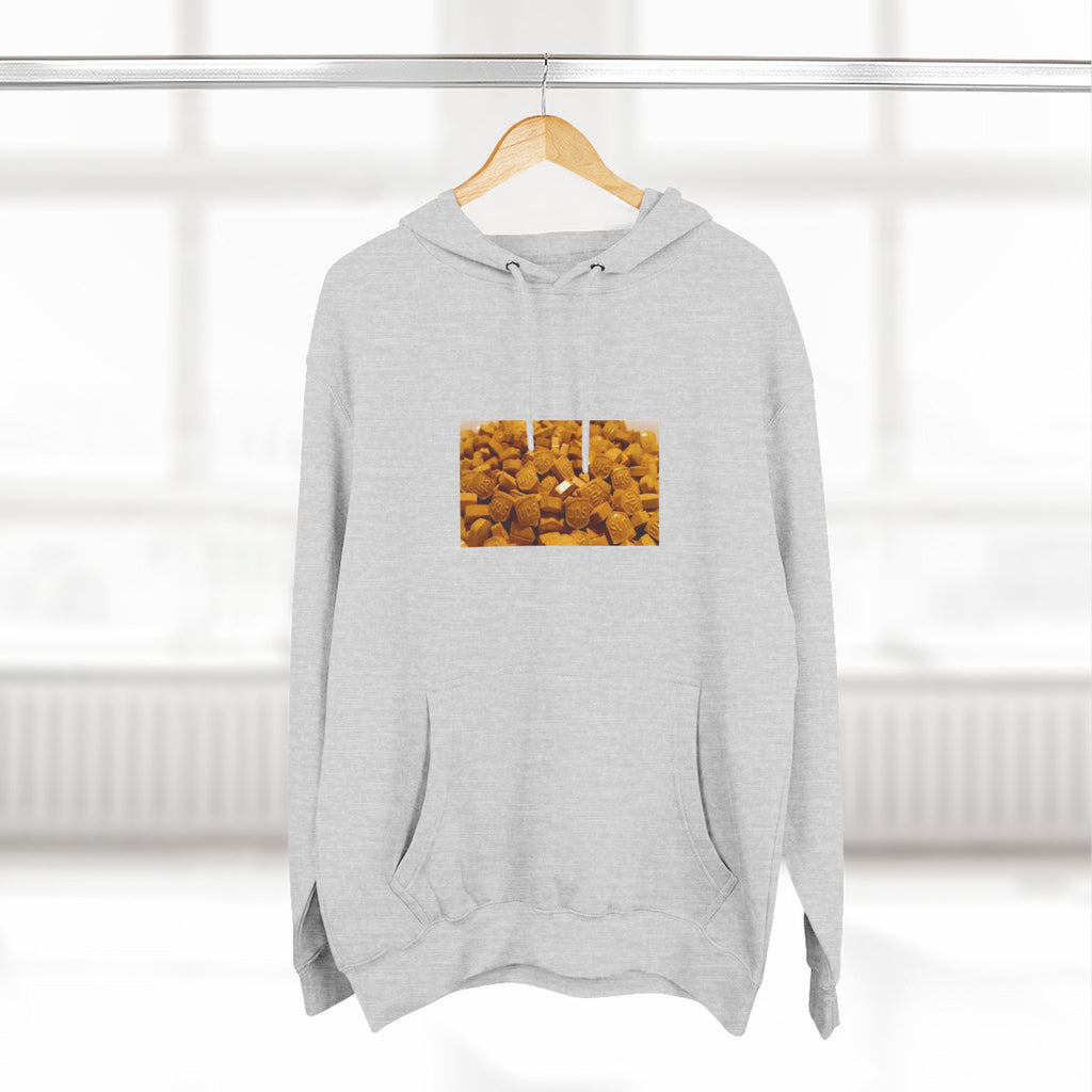 UPS Delivery Hoodie — Golden Nugget Pattern Chest Print Fleece Hoodie