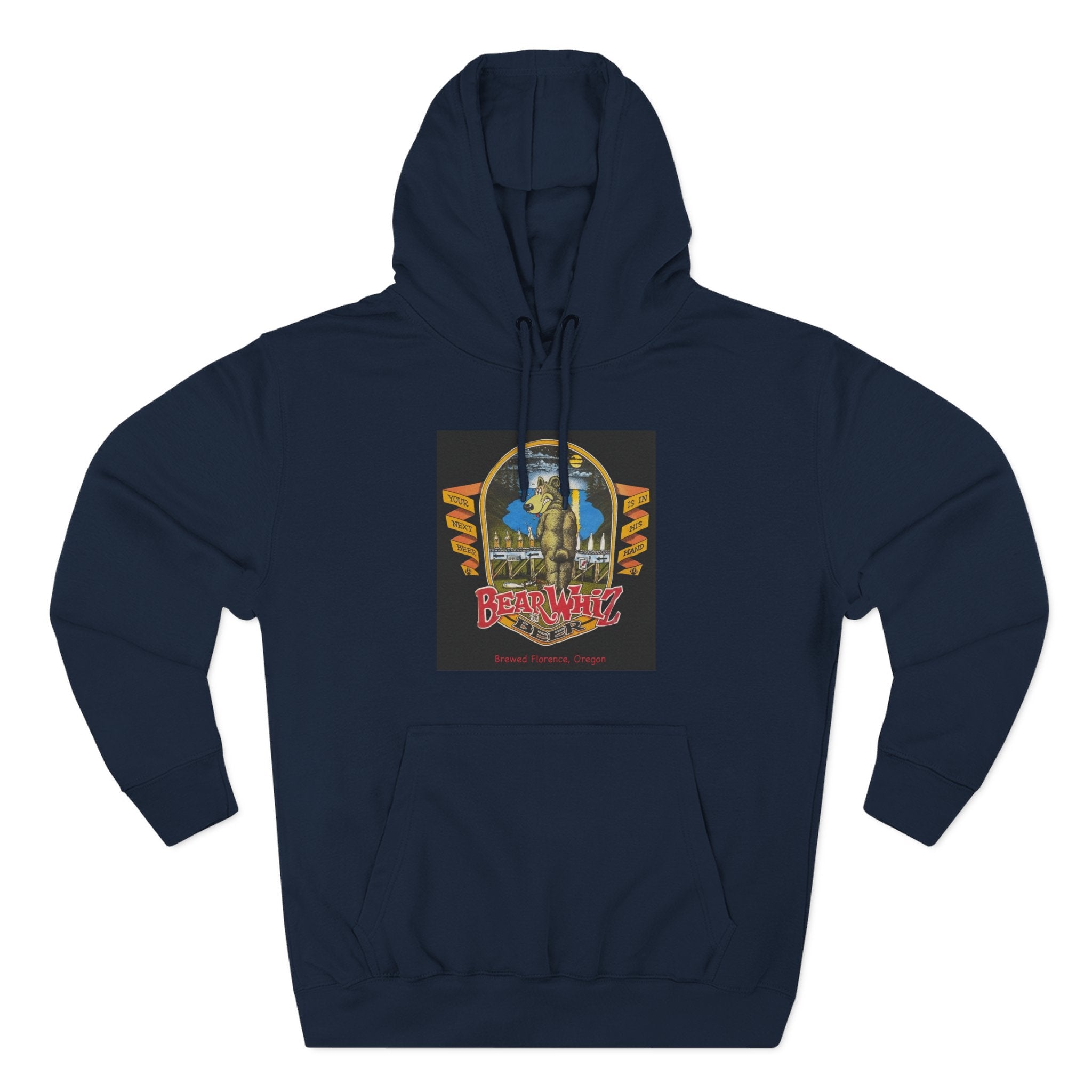 Bear Whiz Beer Original Hoodie — 'Beach Vibes' Graphic Pullover