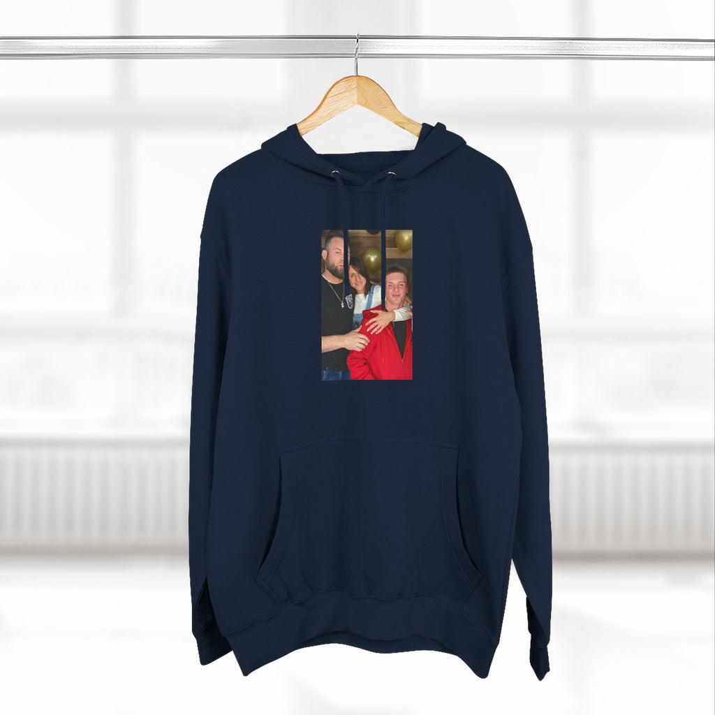 Bloods...  -Panel Hoodie — RR Royalty   Three-Panel Fleece Pullover