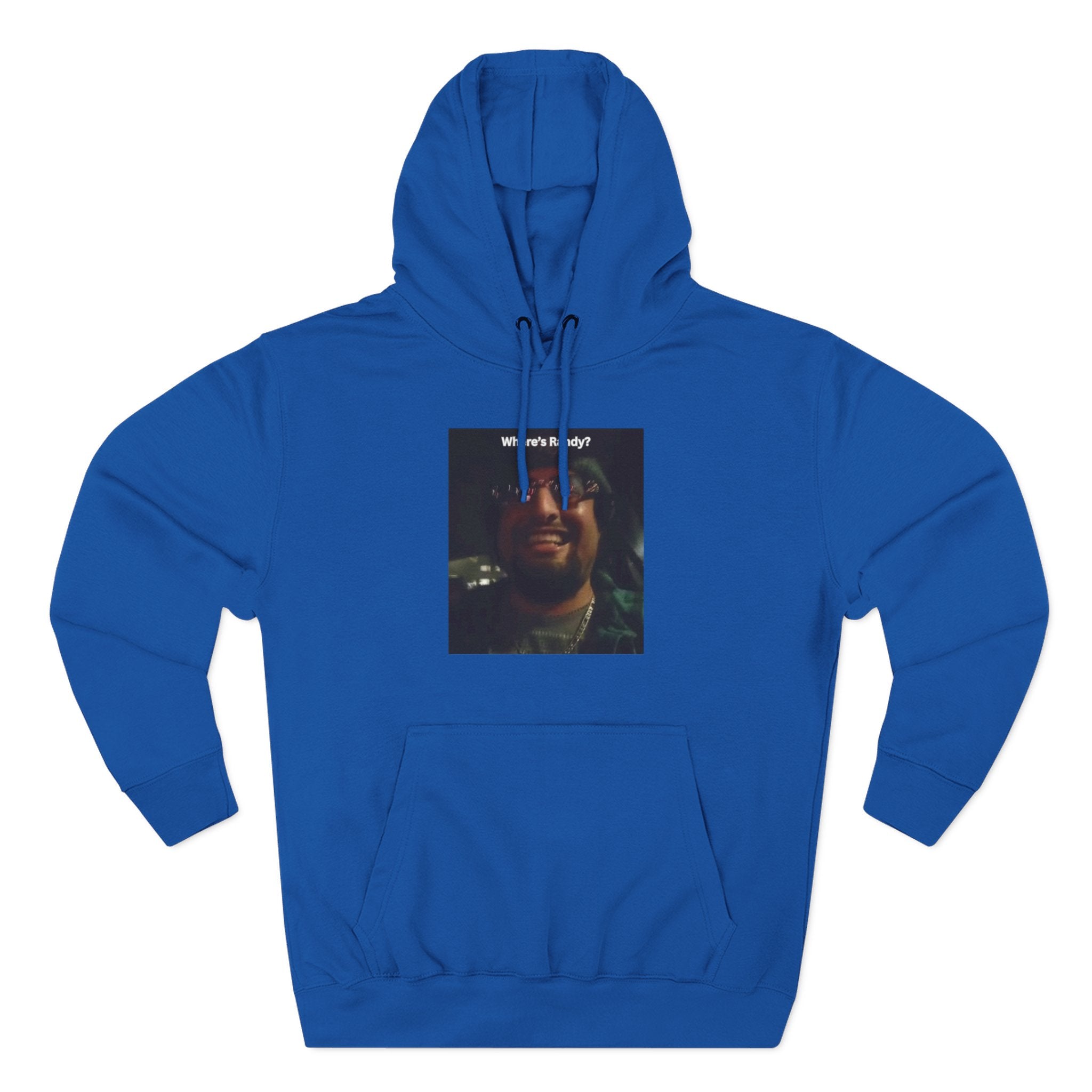 Wheres Randy Vintage Hoodie — Retro Mood Graphic Pullover