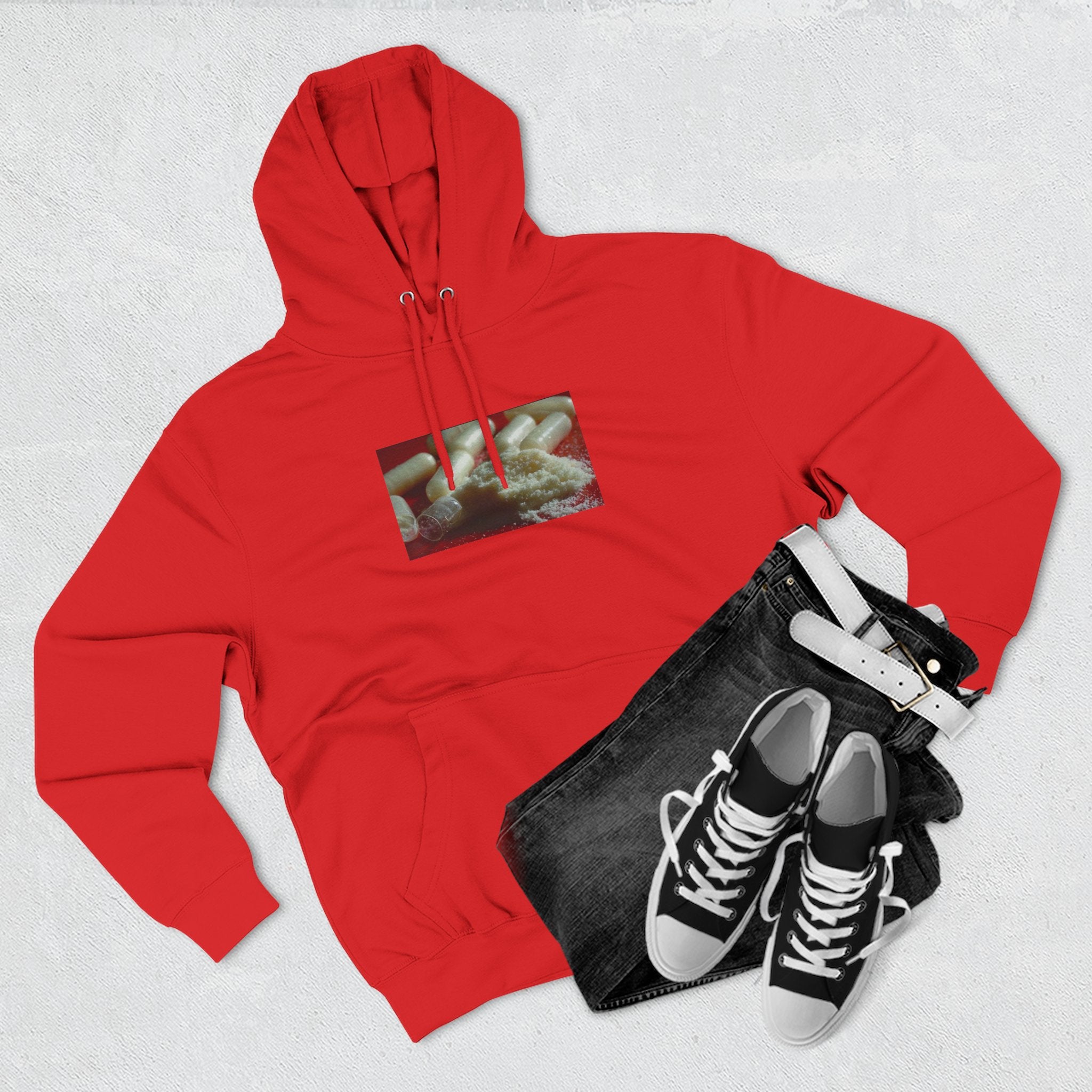 Hoodie on them pillz — Vintage Film Strip pill Print photo