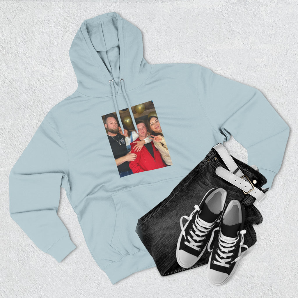 Family!!     Photo Collage Fleece Hoodie - Custom Group Portrait Pullover