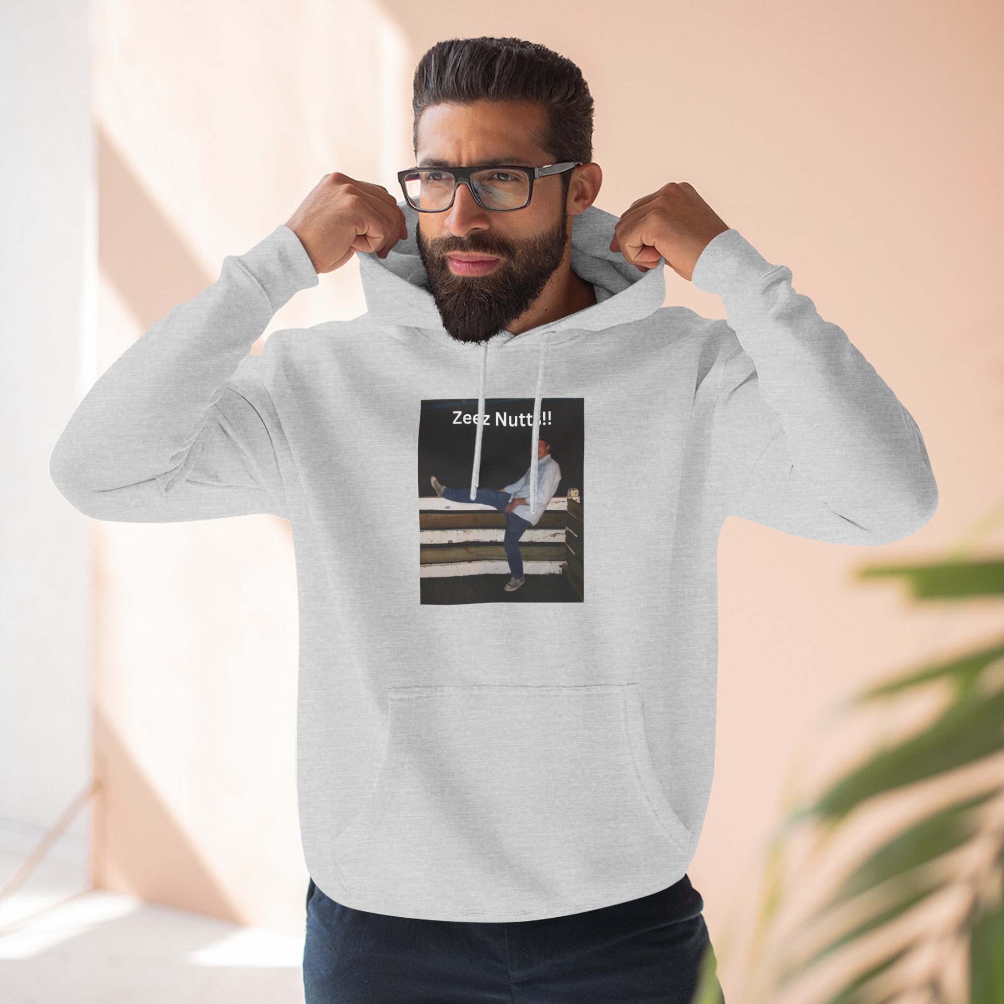 Zee'z Nutt's Moments Hoodie — Live Nutt Action Graphic Pullover