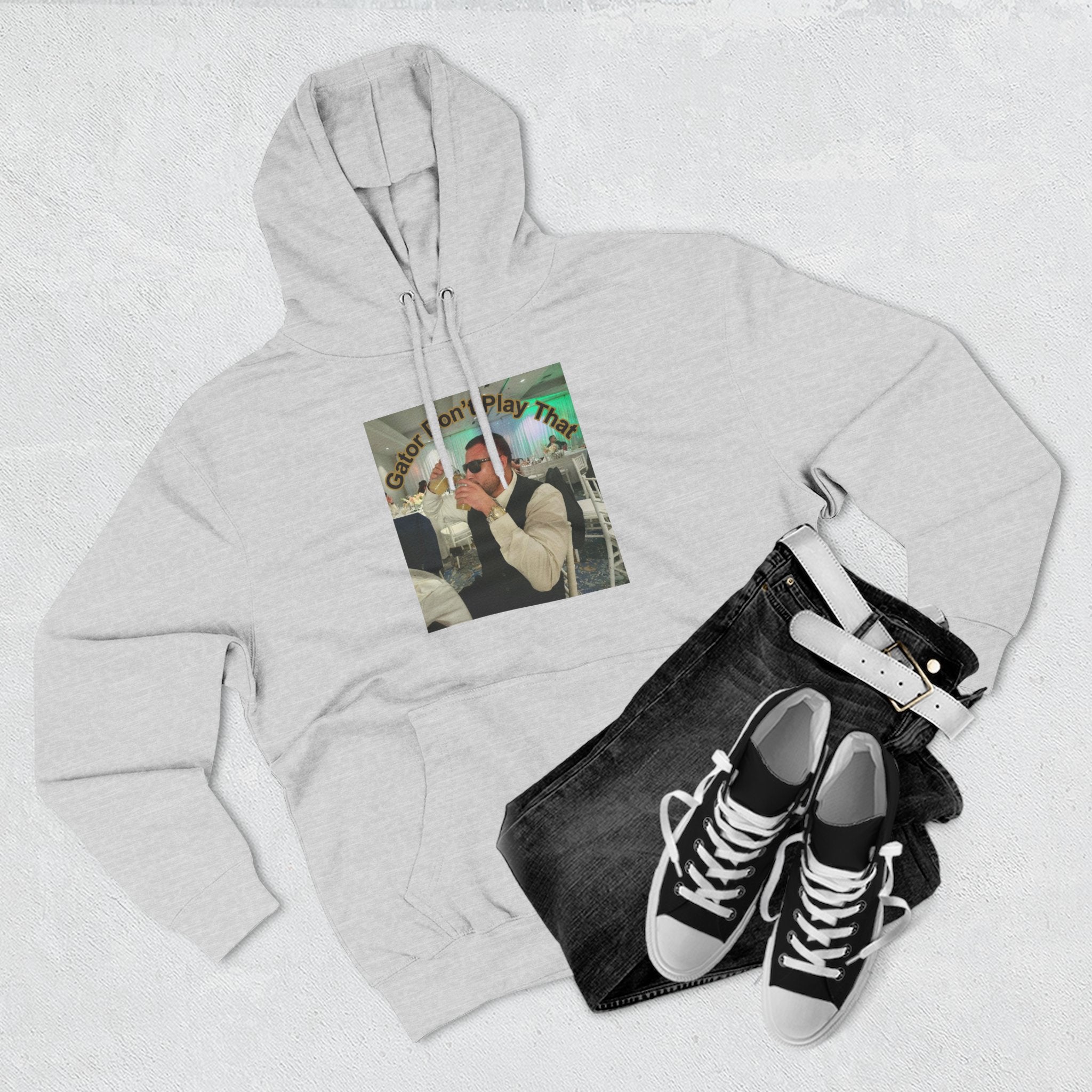 GATOR Don't Play That  Hoodie "The Kings Table" - Retro Hood Pullover