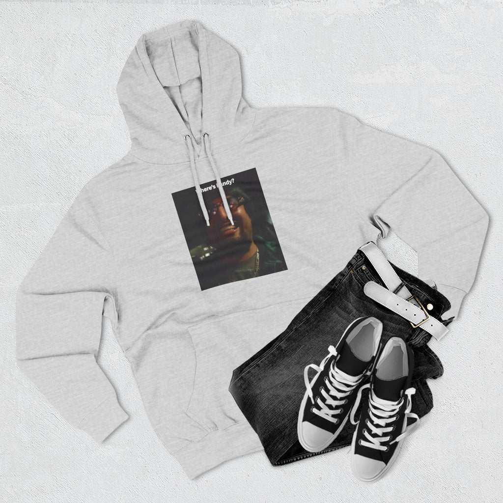 Wheres Randy Vintage Hoodie — Retro Mood Graphic Pullover