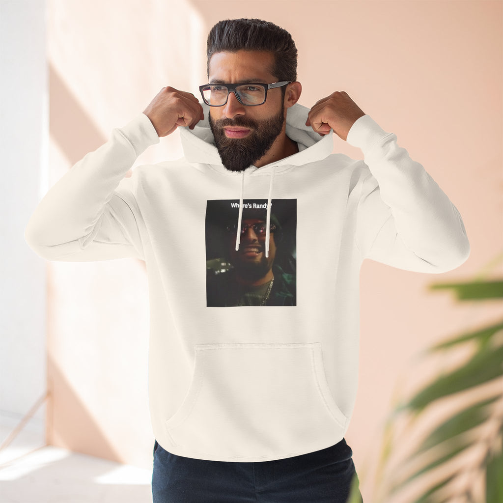 Wheres Randy Vintage Hoodie — Retro Mood Graphic Pullover