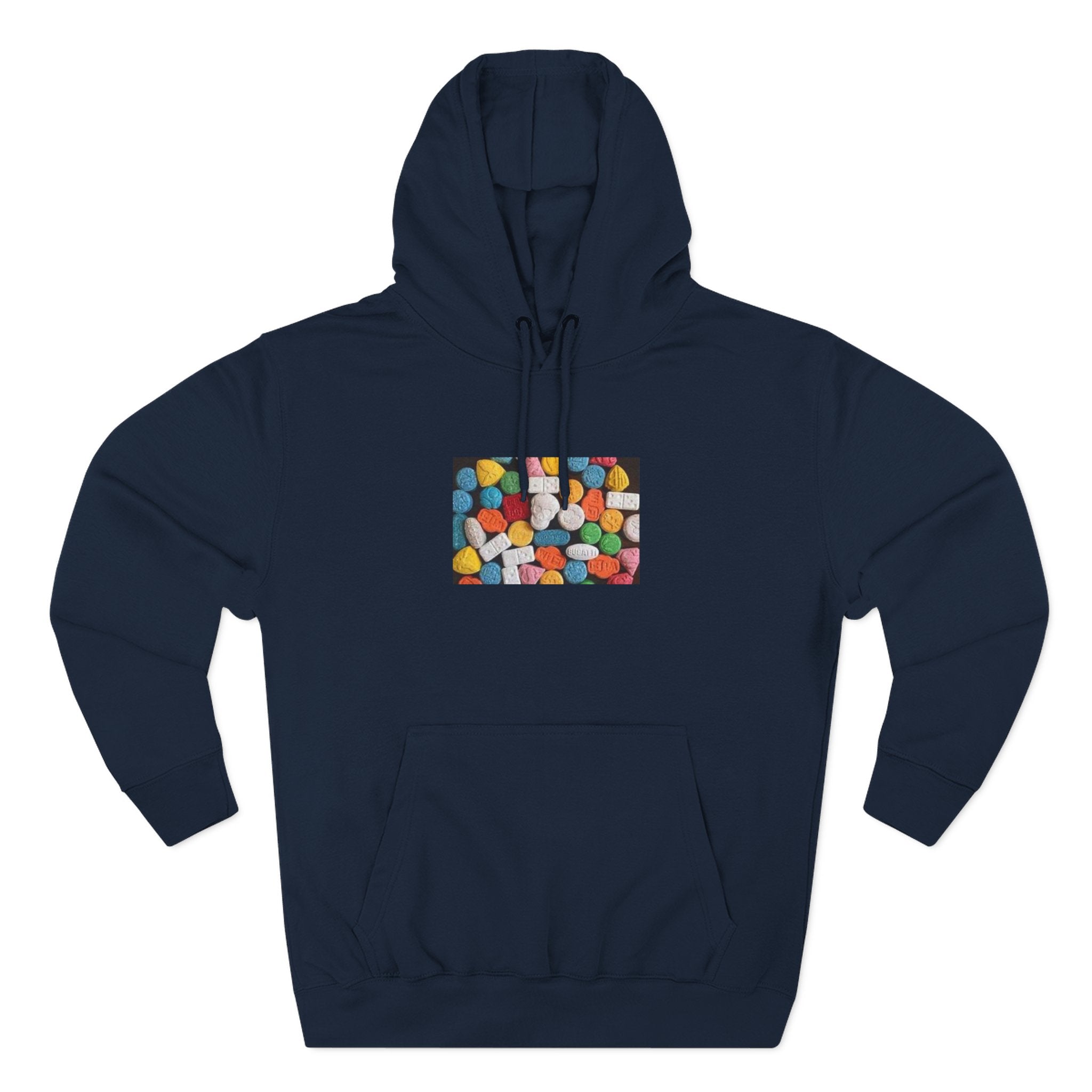 Colorful Candy Photo Hoodie — Retro Sweet Treats Pullover