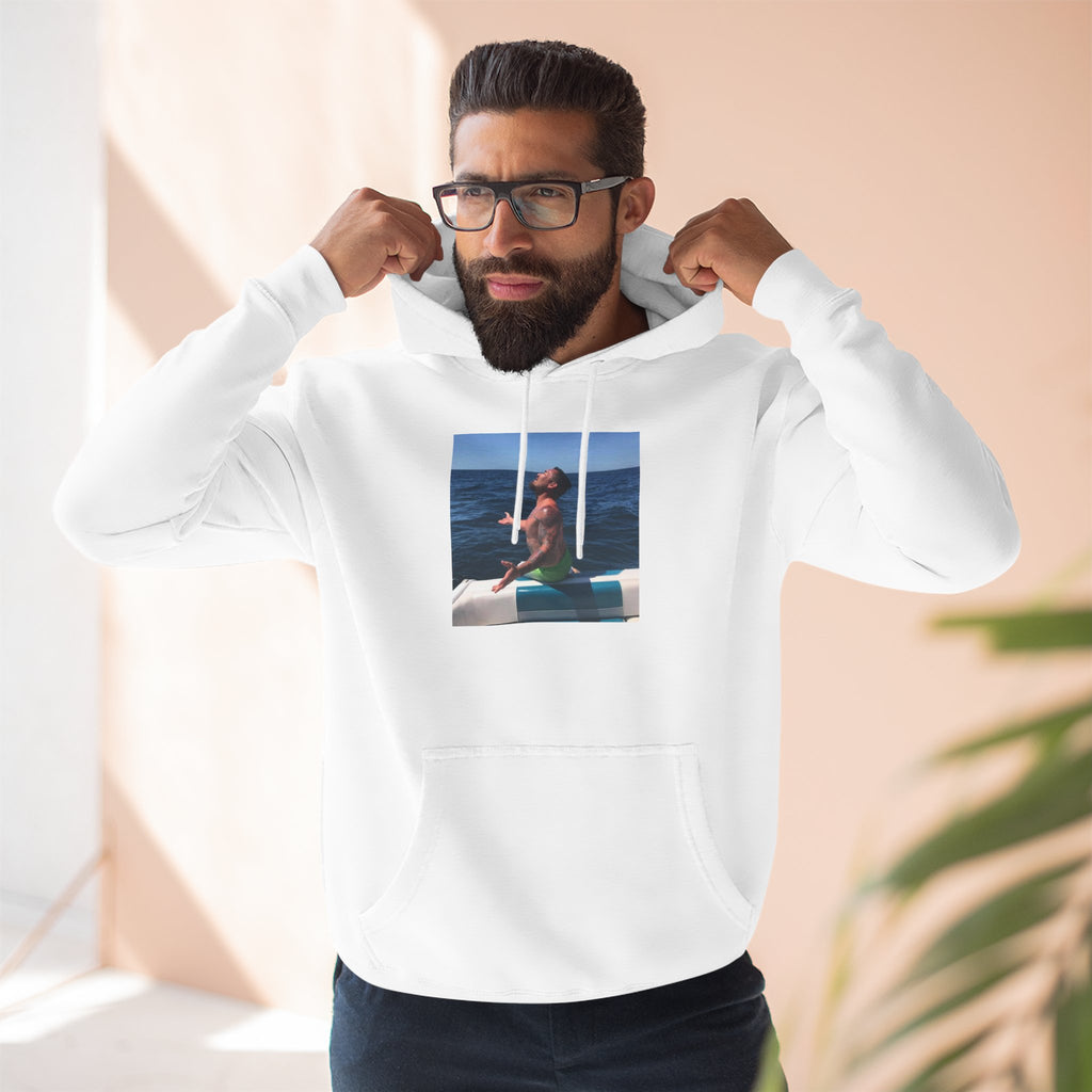 Fishy Out Of Water Hoodie — Ocean Boat Summer Vibes Fleece Pullover