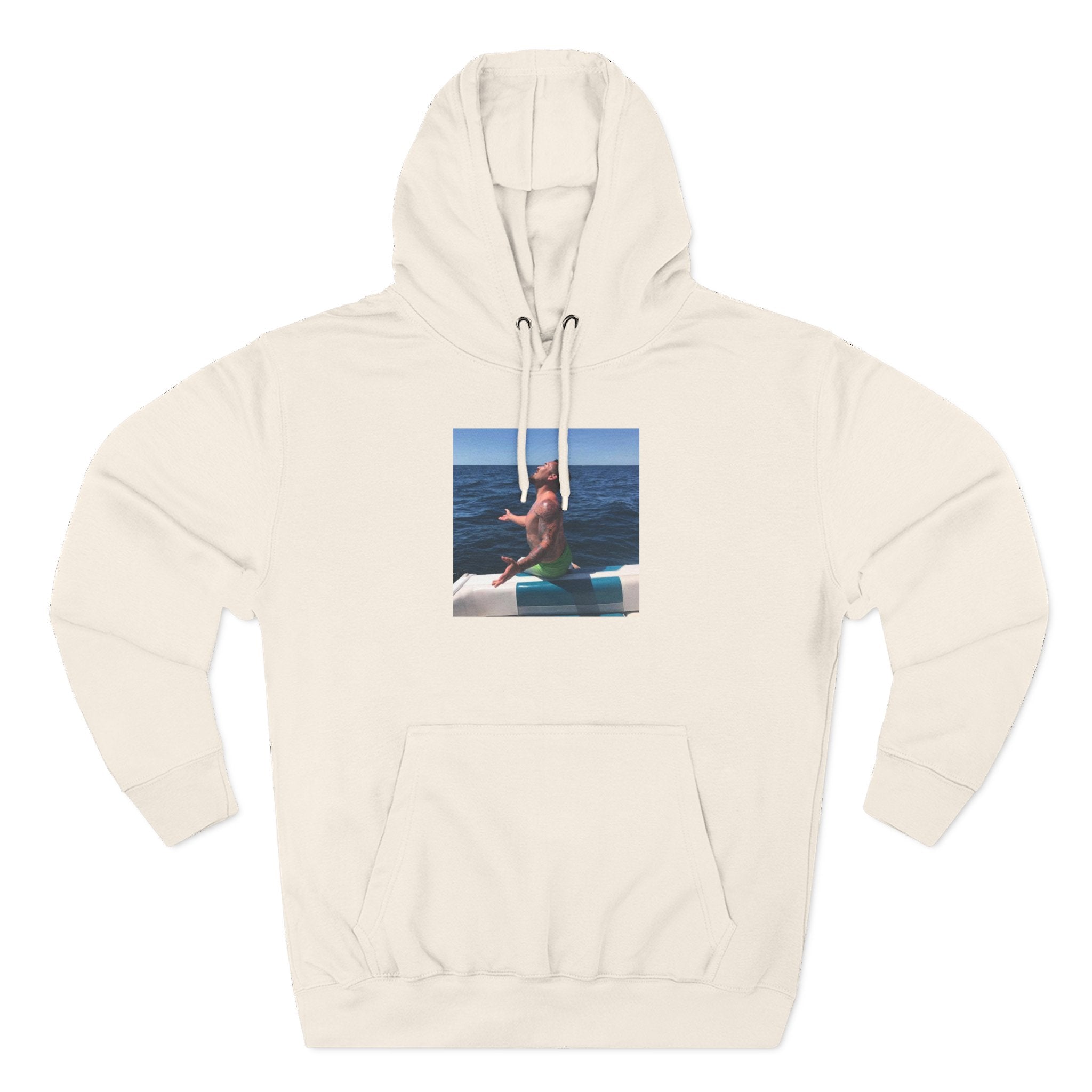 Fishy Out Of Water Hoodie — Ocean Boat Summer Vibes Fleece Pullover
