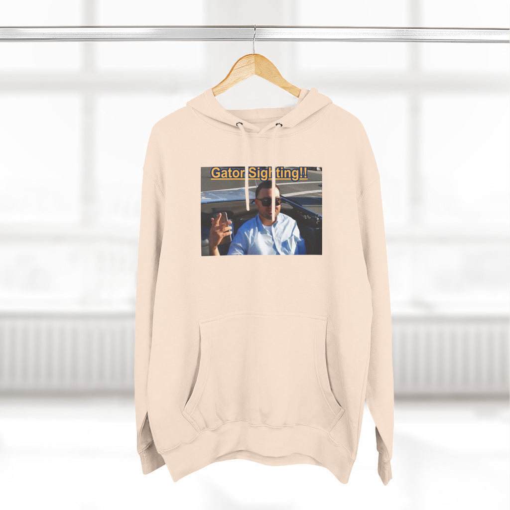 Gator Sighting Hoodie — Viral Meme Hood Pullover