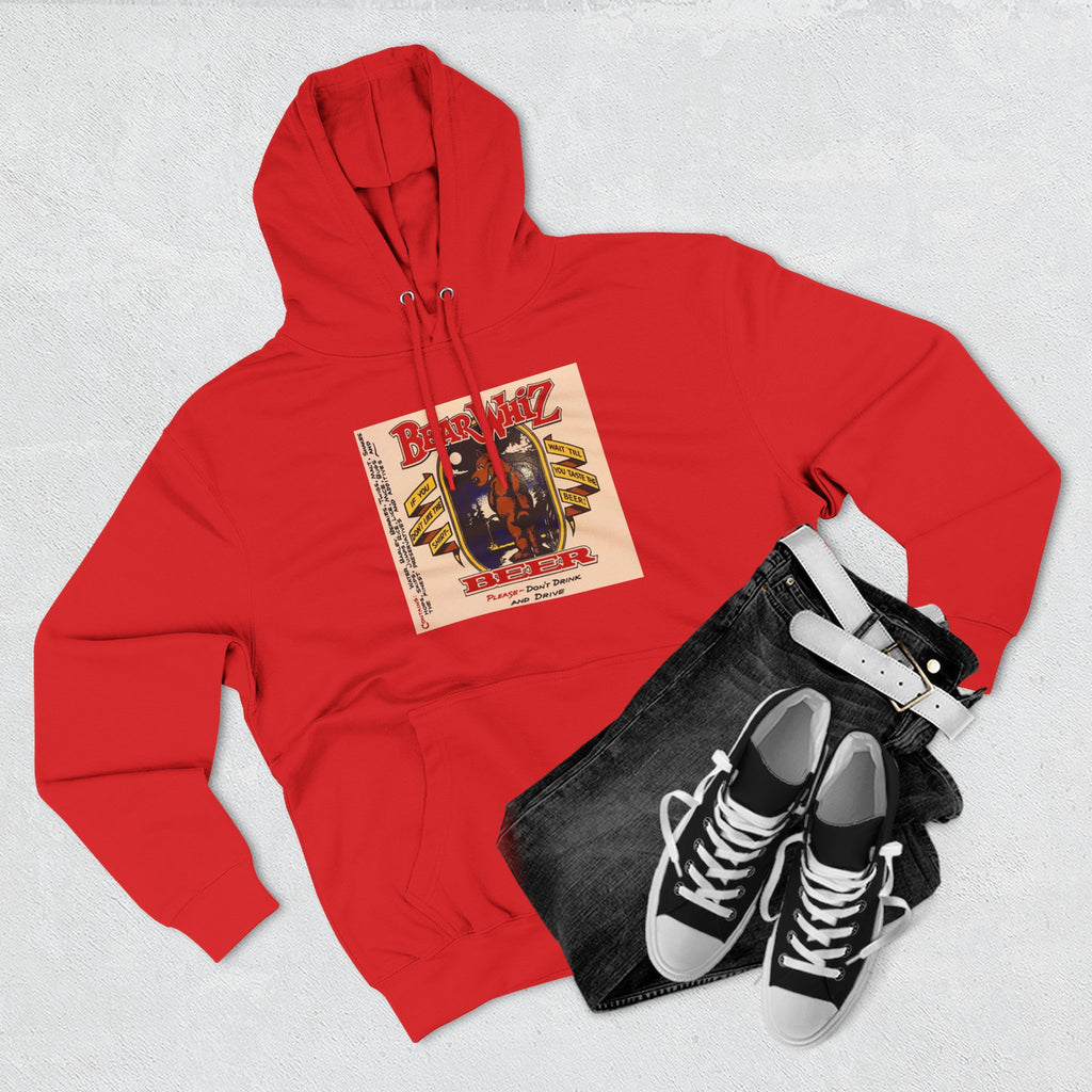 Bear Whiz Beer Original Brew Hoodie - "Bluegrass Revival" Music Poster Design
