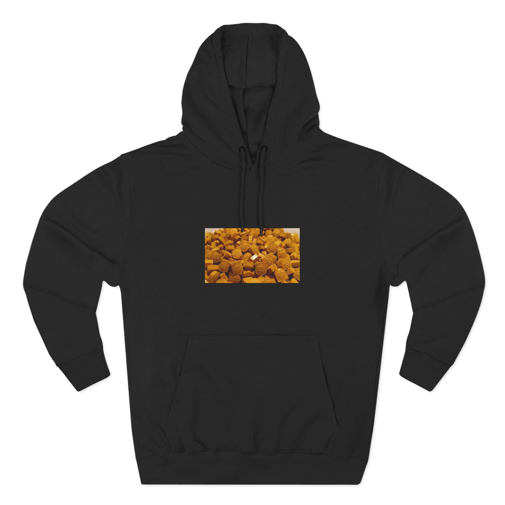 UPS Delivery Hoodie — Golden Nugget Pattern Chest Print Fleece Hoodie