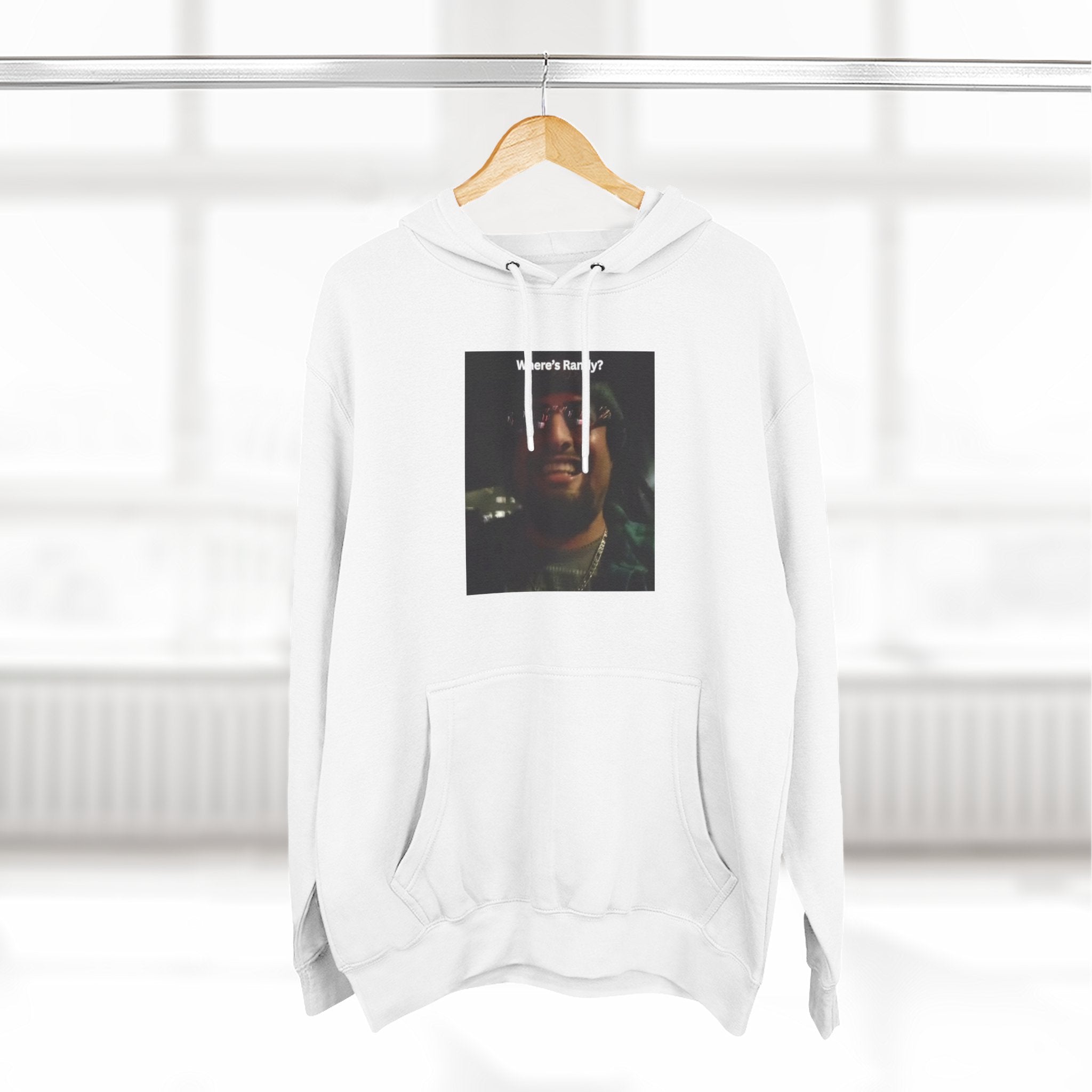 Wheres Randy Vintage Hoodie — Retro Mood Graphic Pullover