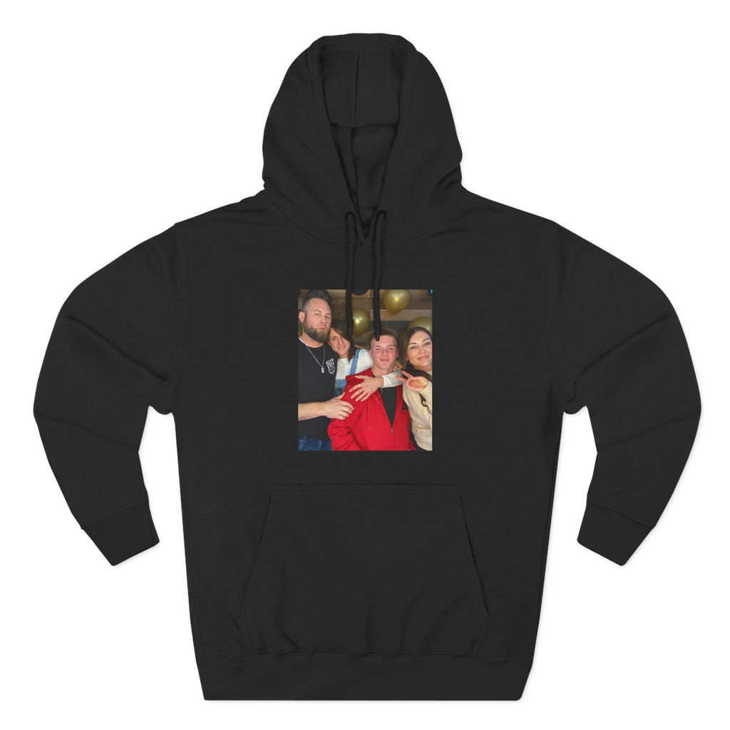 Family!!     Photo Collage Fleece Hoodie - Custom Group Portrait Pullover