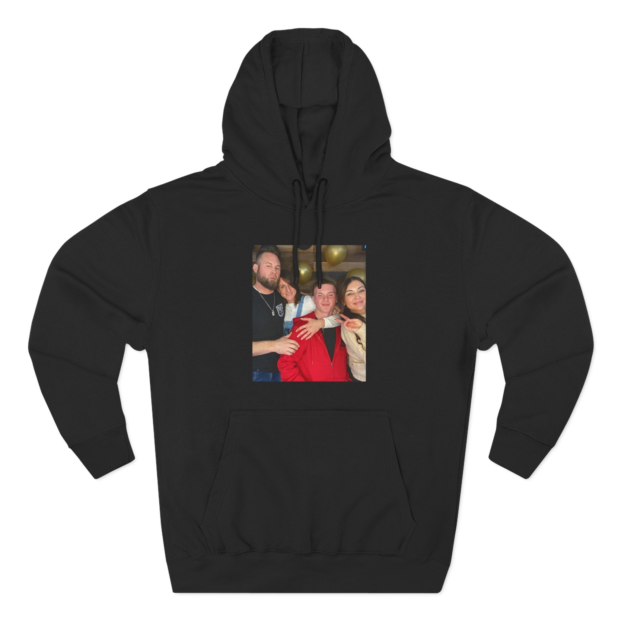 Family!!     Photo Collage Fleece Hoodie - Custom Group Portrait Pullover