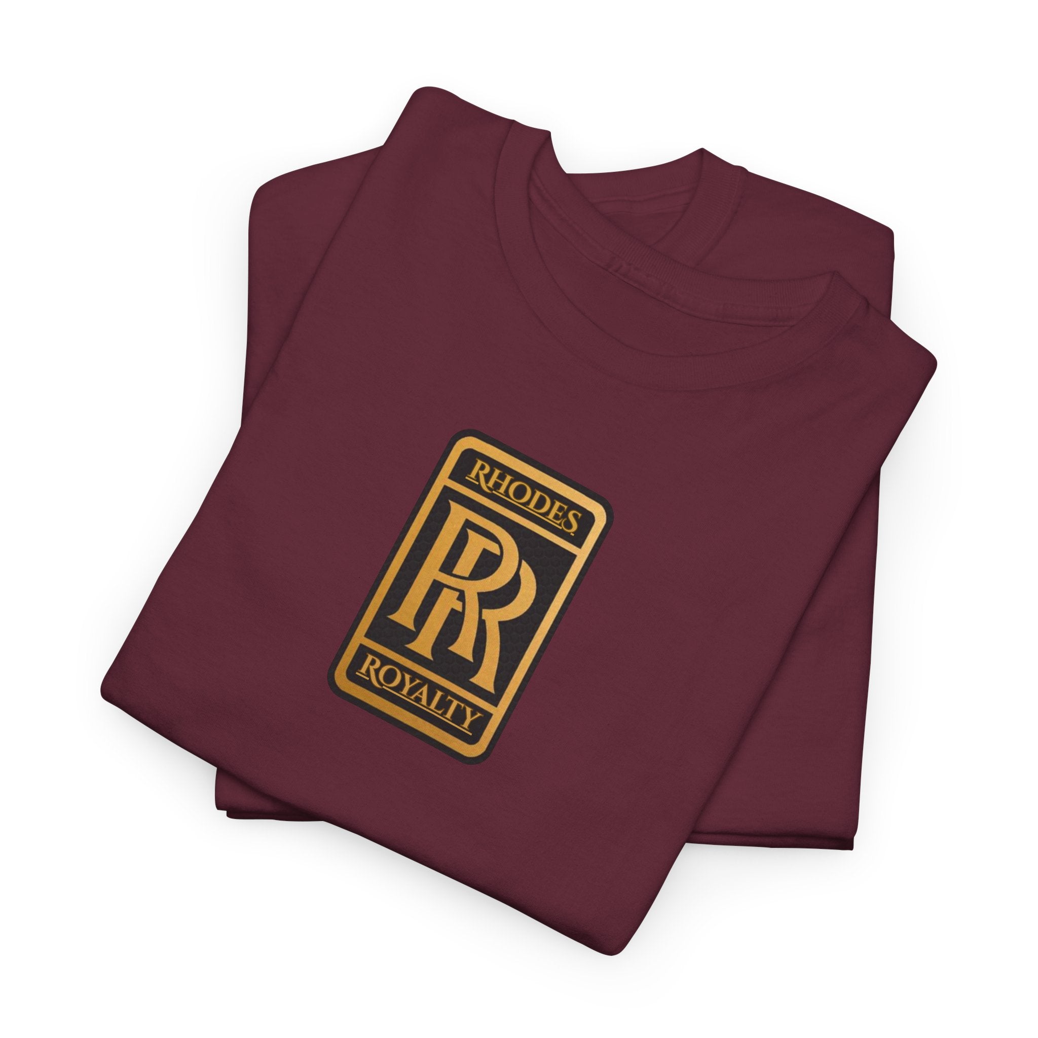 Rhodes Royalty Family Crest -  Vintage Gold Crest Tee
