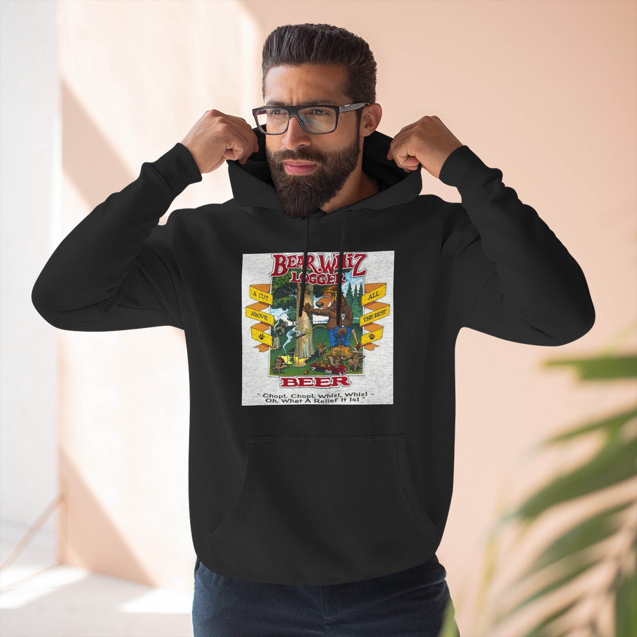 Bear Whiz Beer vintage  Hoodie