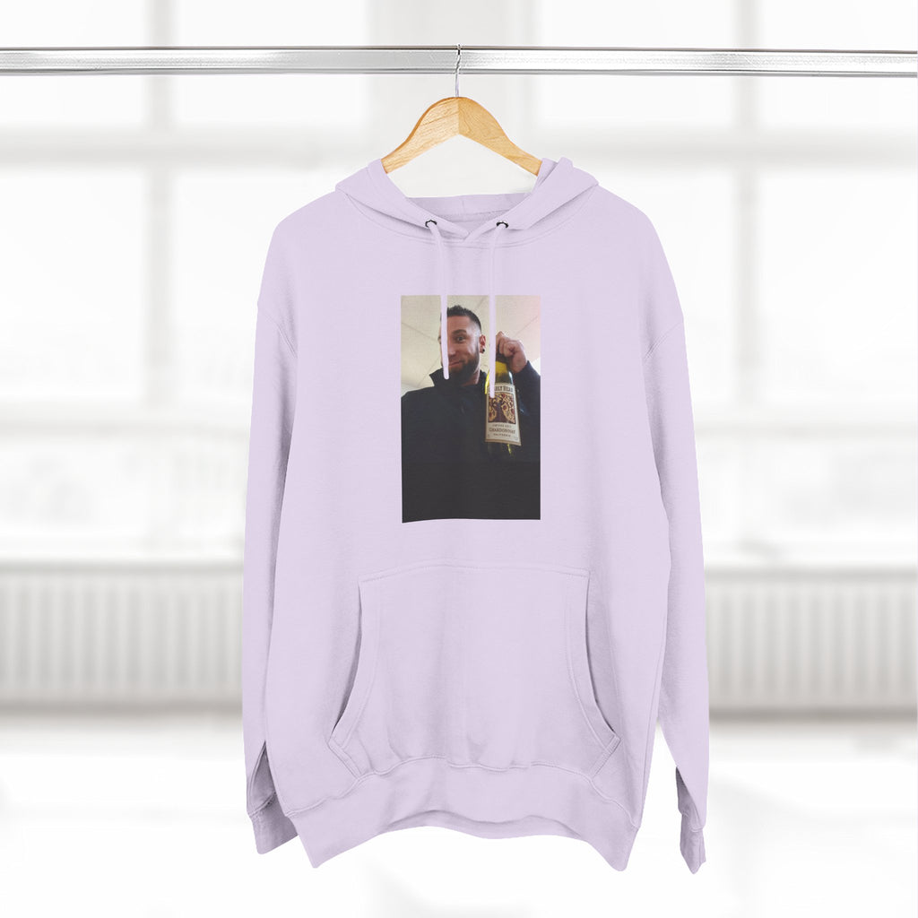 Shaun Says!      Three-Panel Fleece Hoodie – Vintage Photo Collage Printed Hoodie