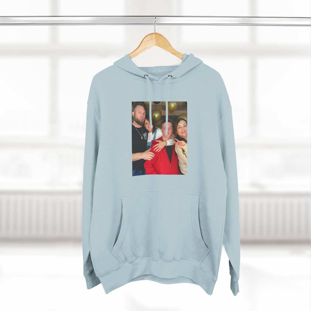 Family!!     Photo Collage Fleece Hoodie - Custom Group Portrait Pullover
