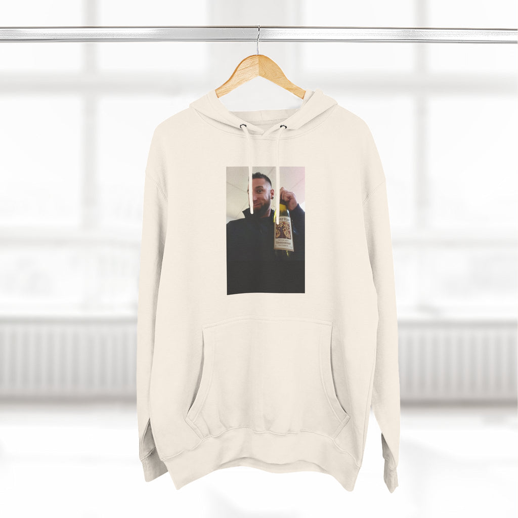 Shaun Says!      Three-Panel Fleece Hoodie – Vintage Photo Collage Printed Hoodie