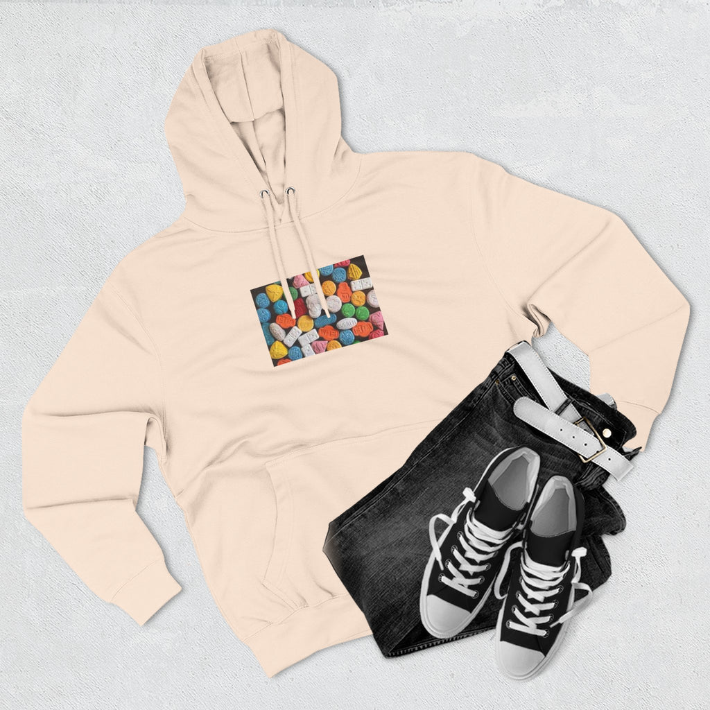 Colorful Candy Photo Hoodie — Retro Sweet Treats Pullover