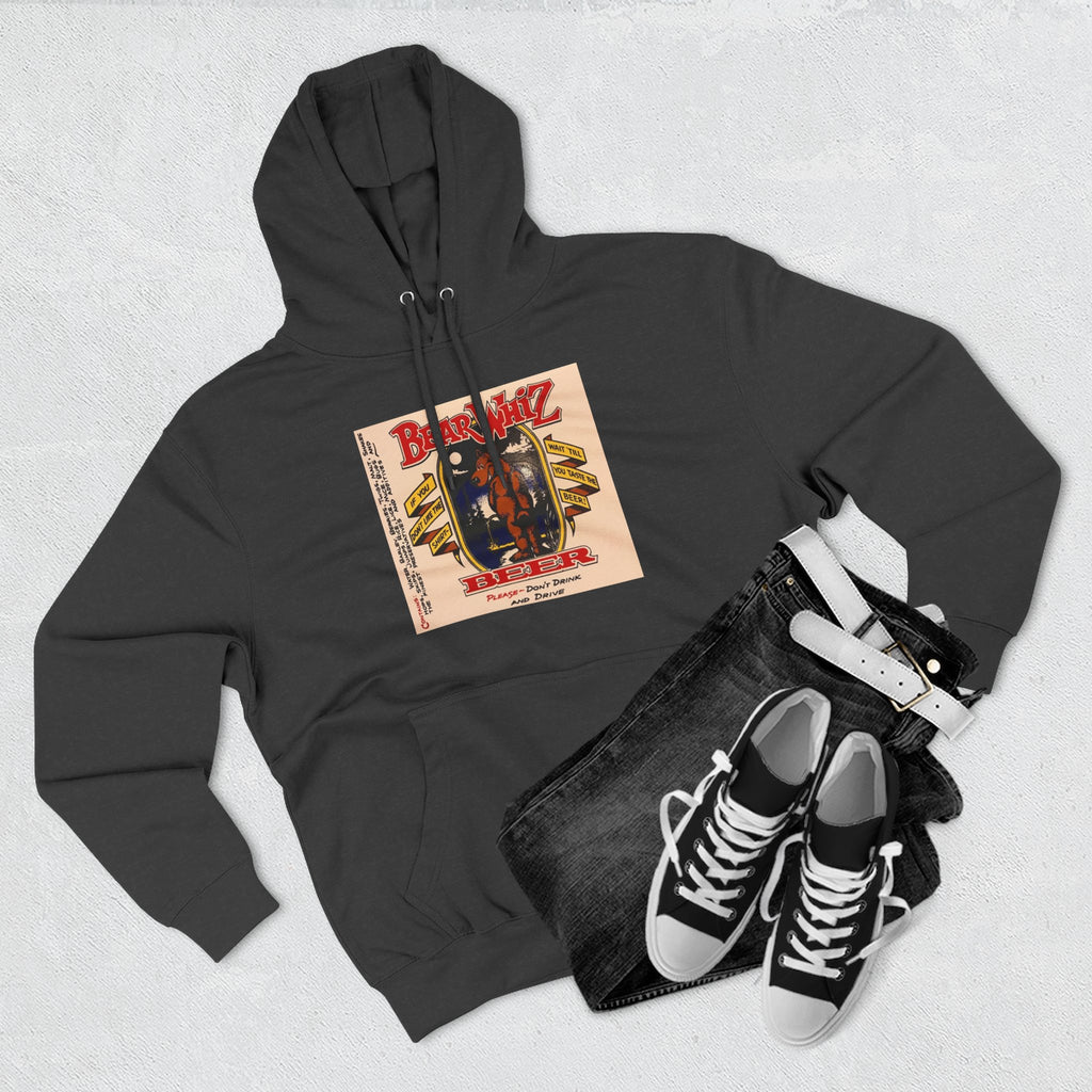 Bear Whiz Beer Original Brew Hoodie - "Bluegrass Revival" Music Poster Design