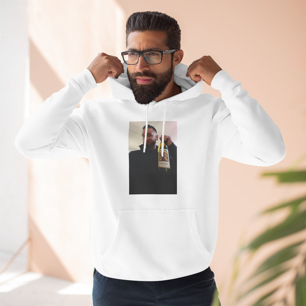 Shaun Says!      Three-Panel Fleece Hoodie – Vintage Photo Collage Printed Hoodie