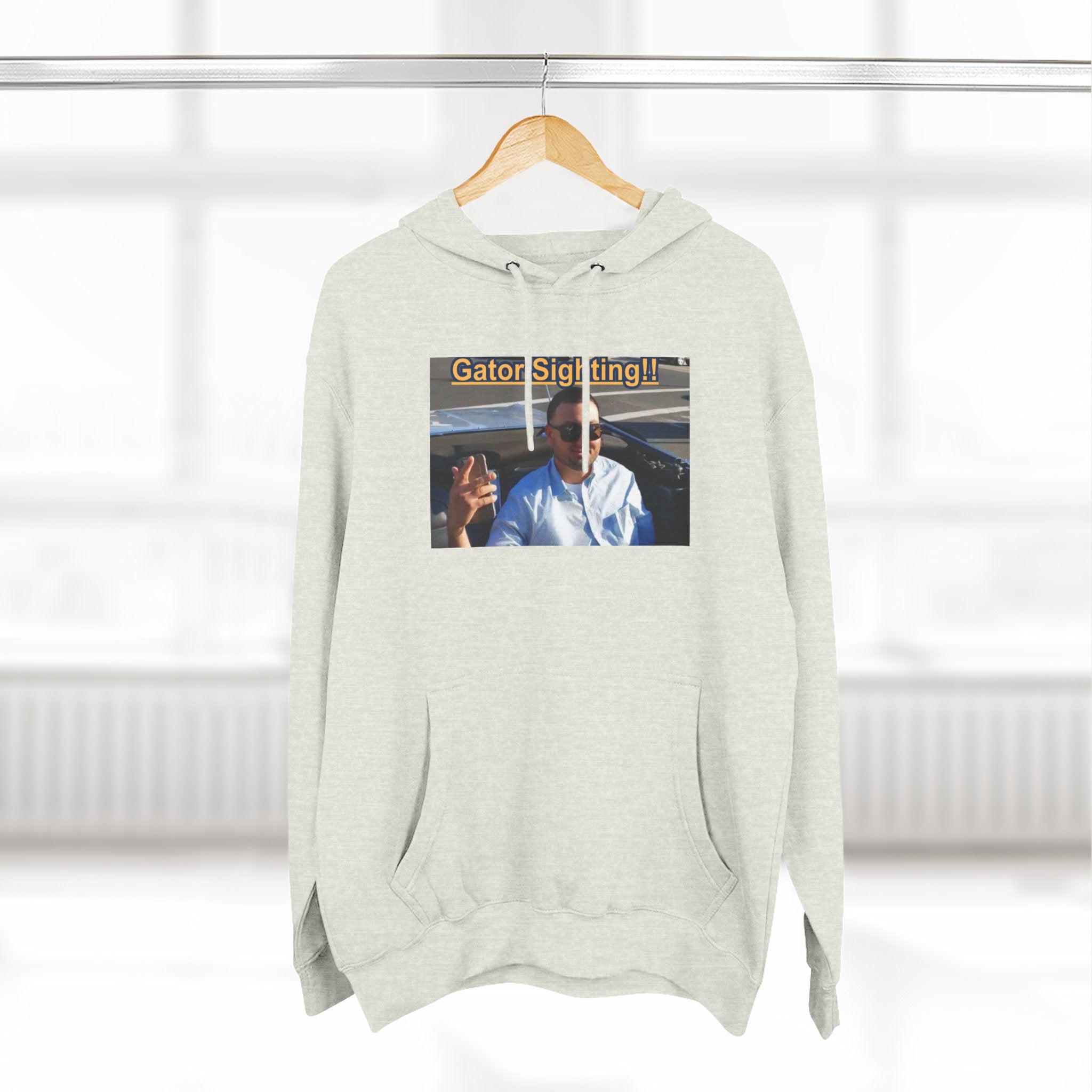 Gator Sighting Hoodie — Viral Meme Hood Pullover
