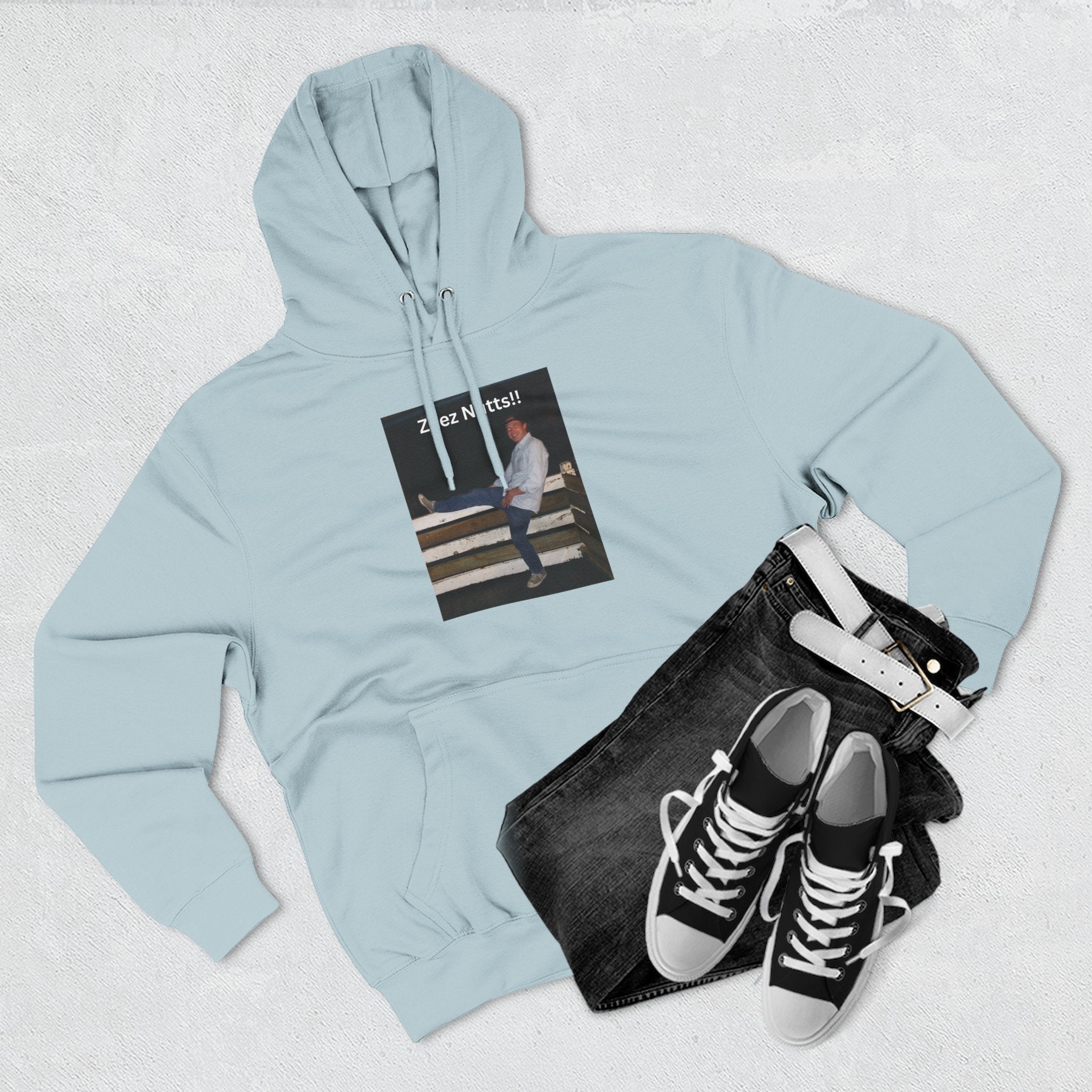 Zee'z Nutt's Moments Hoodie — Live Nutt Action Graphic Pullover