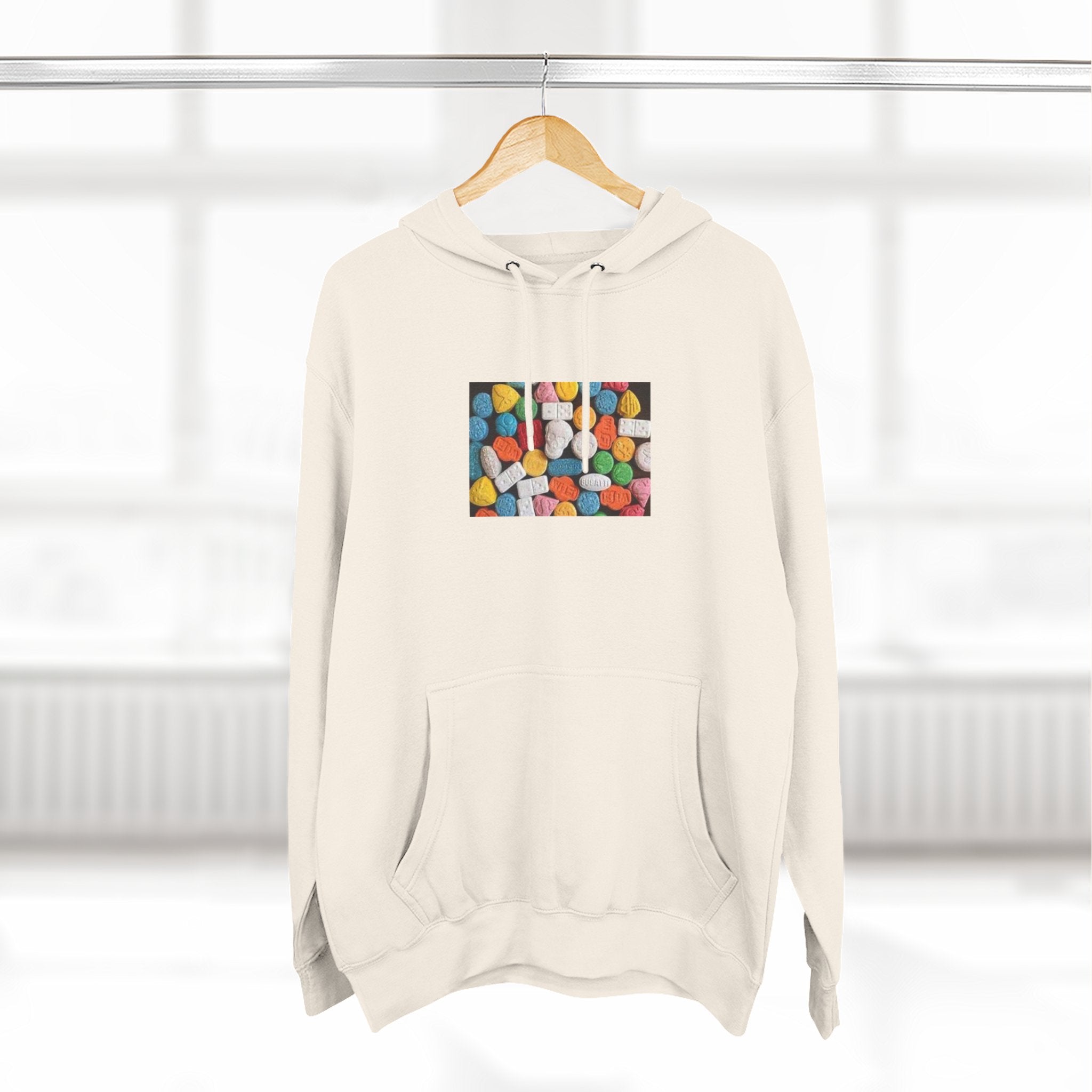 Colorful Candy Photo Hoodie — Retro Sweet Treats Pullover