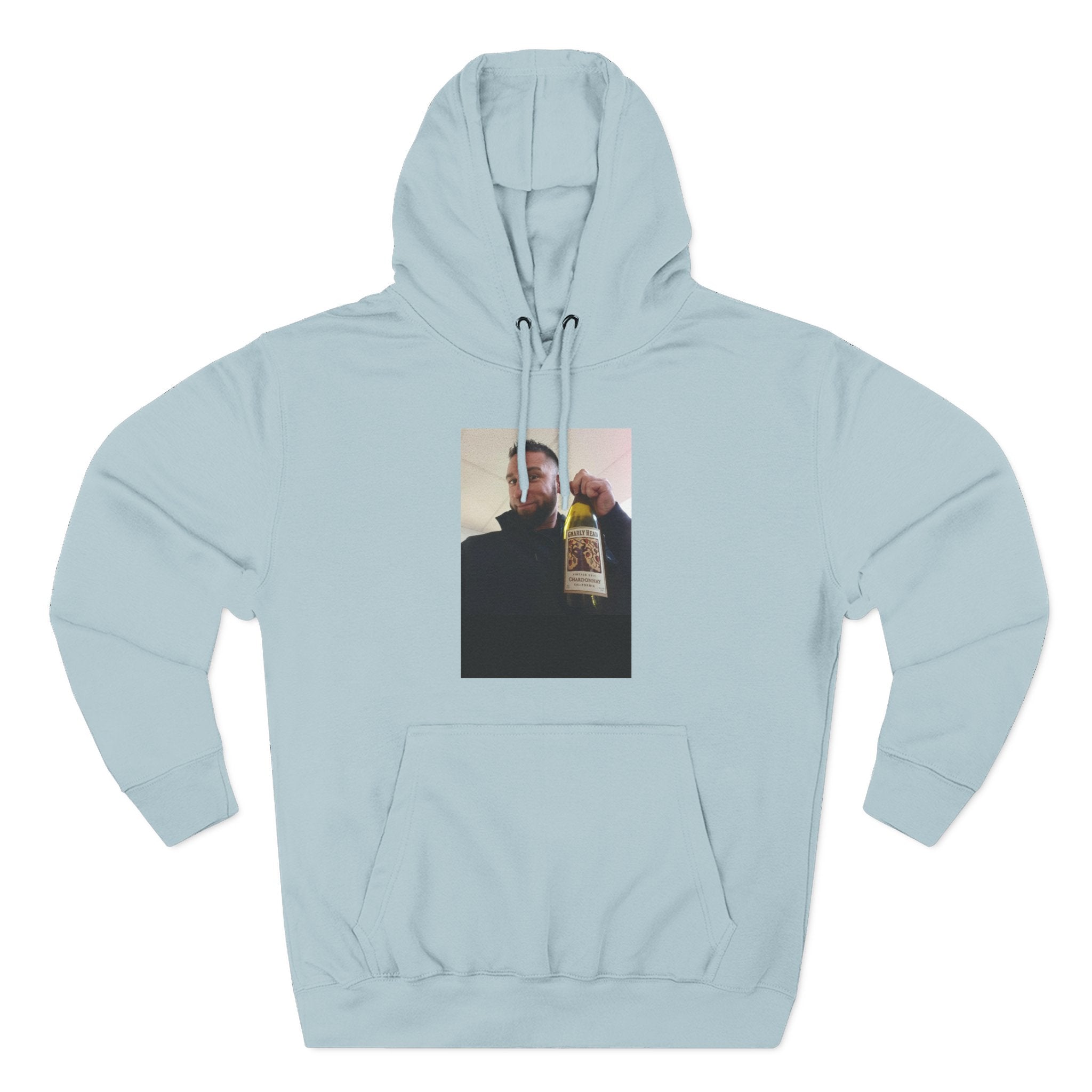 Shaun Says!      Three-Panel Fleece Hoodie – Vintage Photo Collage Printed Hoodie