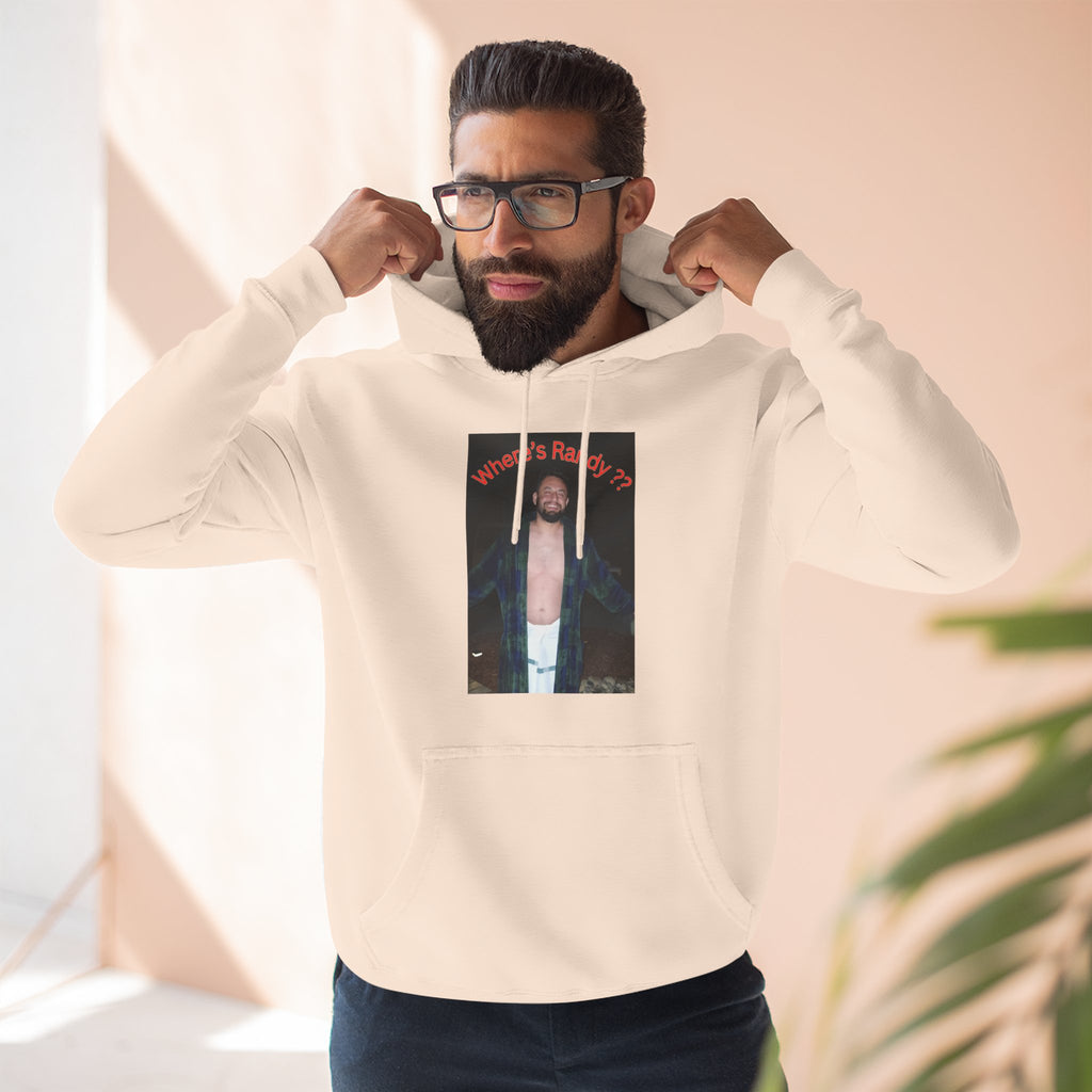 Where's Randy!!!????  Graphic Hoodie — Raised Arms Photo Print Hoodie (Three-Panel Fleece)