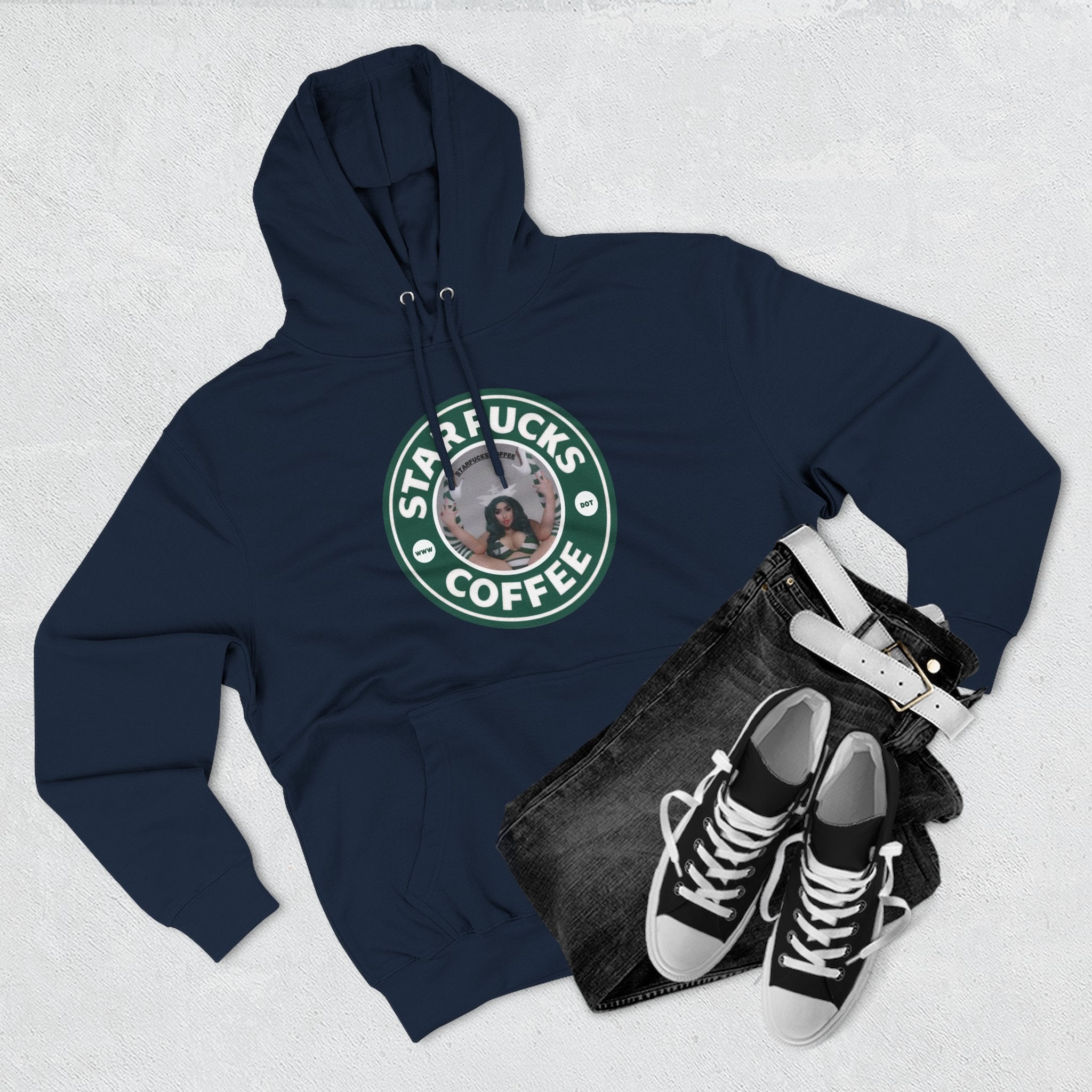 Starfucks.Coffee Logo Pullover - Coffee Hoodie