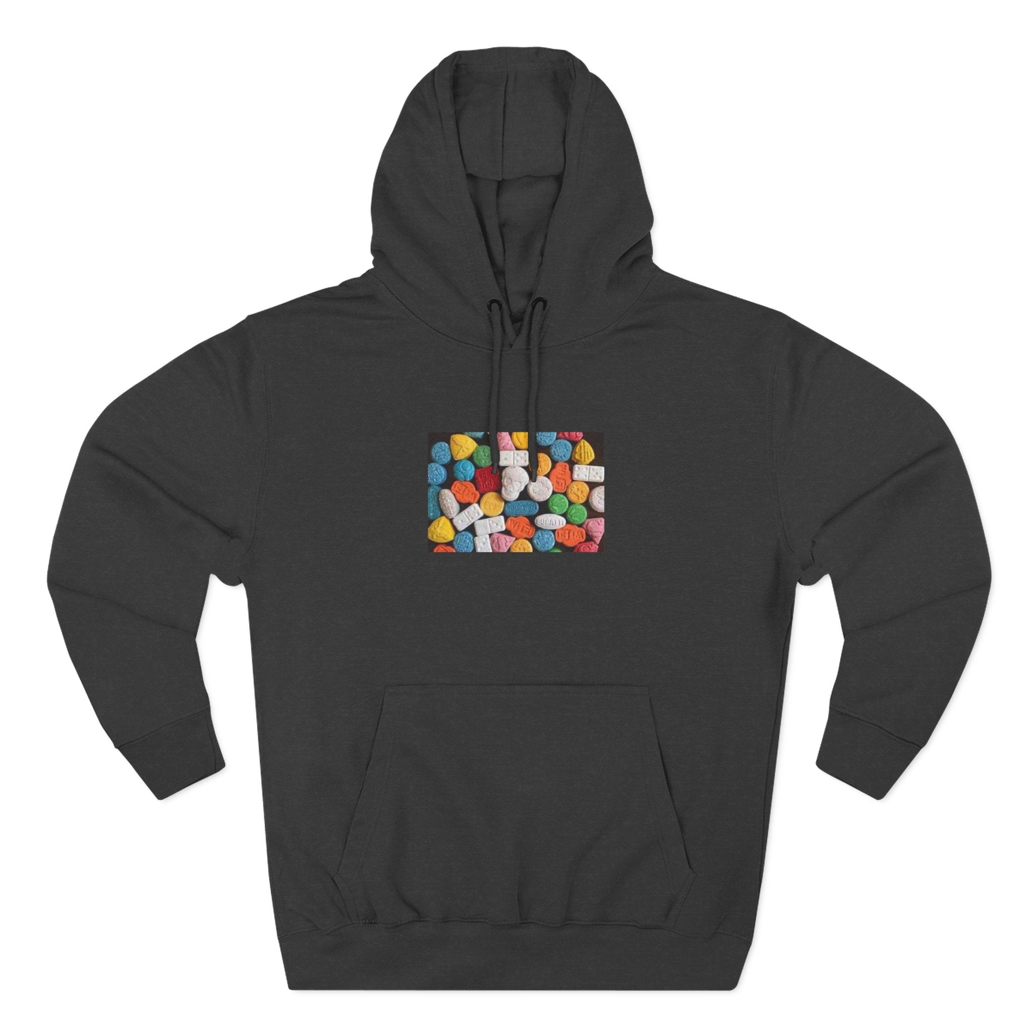 Colorful Candy Photo Hoodie — Retro Sweet Treats Pullover