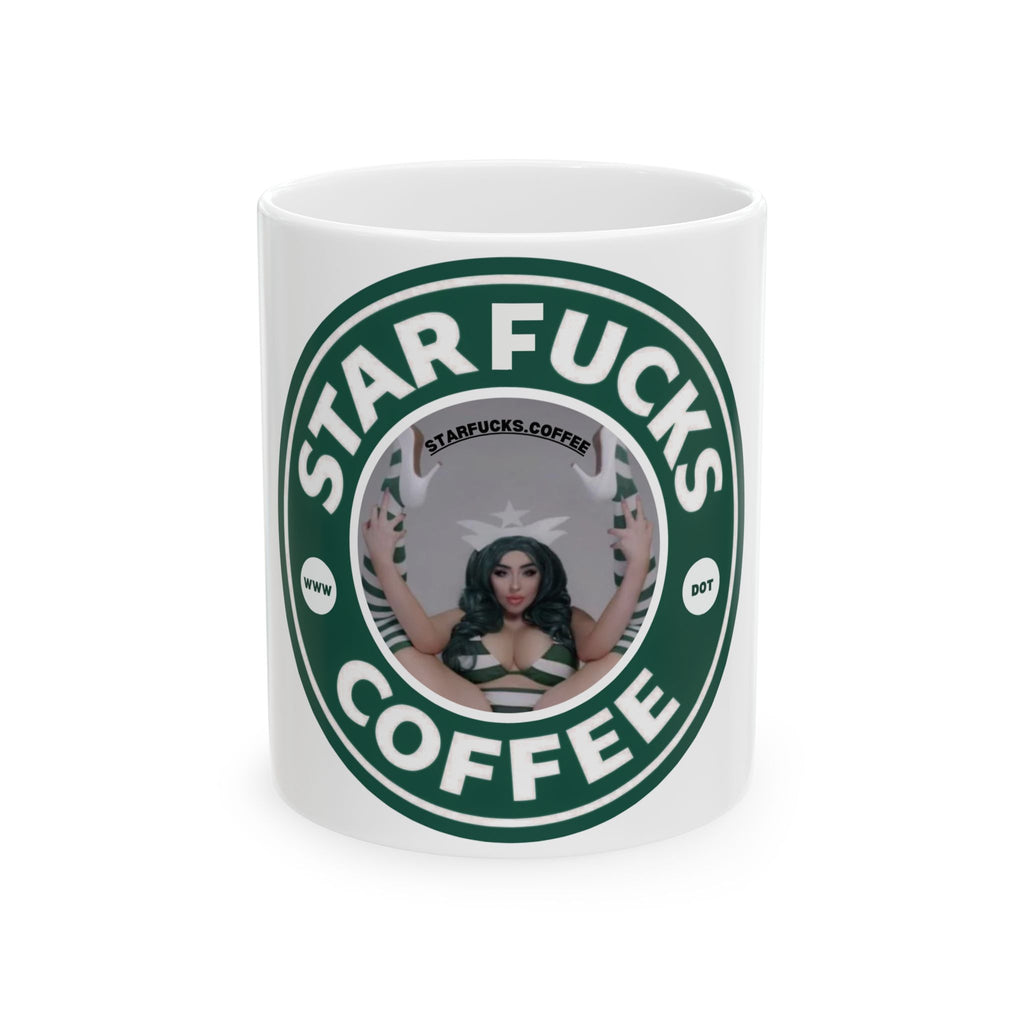 StarFucks.Coffee Ceramic Mug — Funny Coffee Cup brand (11oz/15oz)