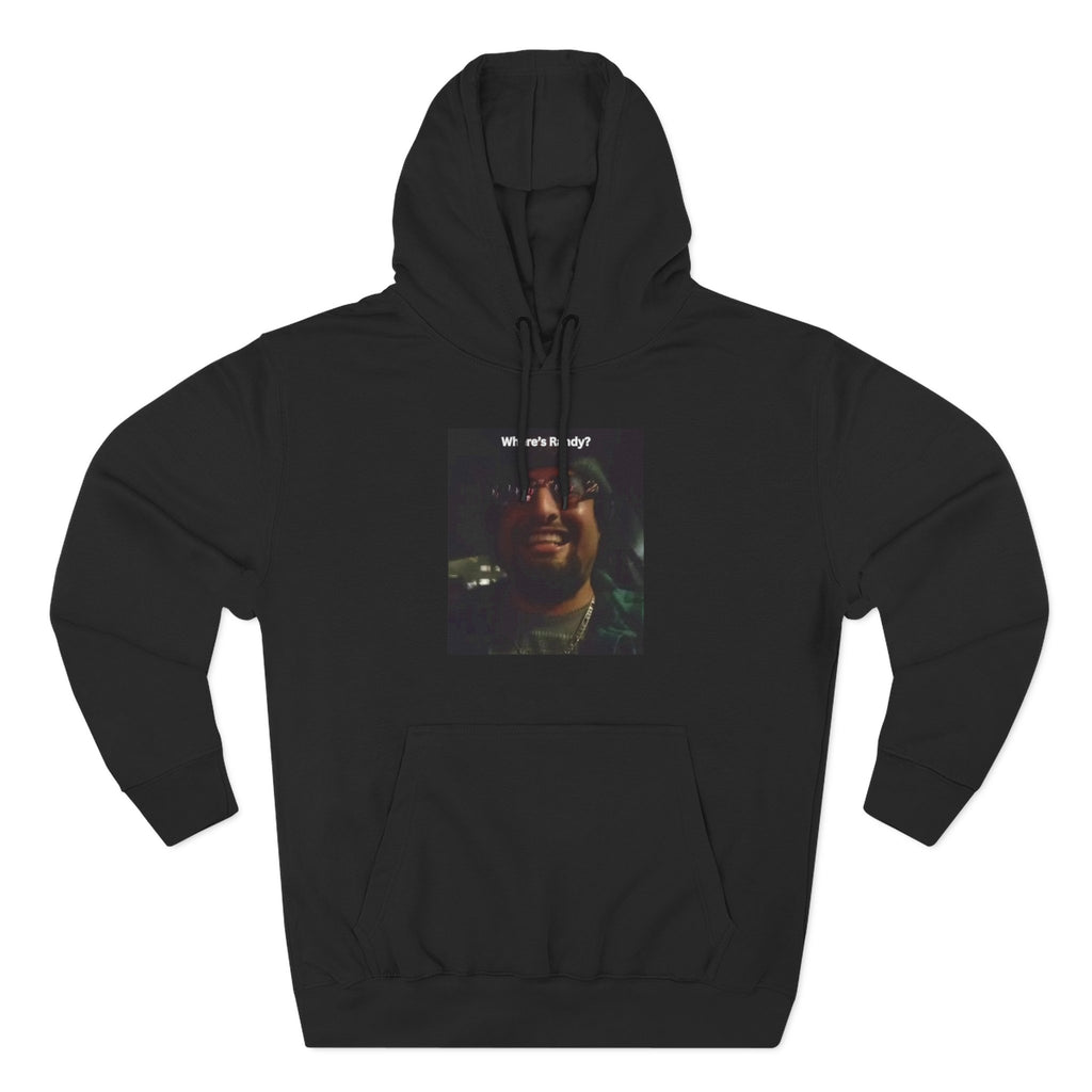 Wheres Randy Vintage Hoodie — Retro Mood Graphic Pullover