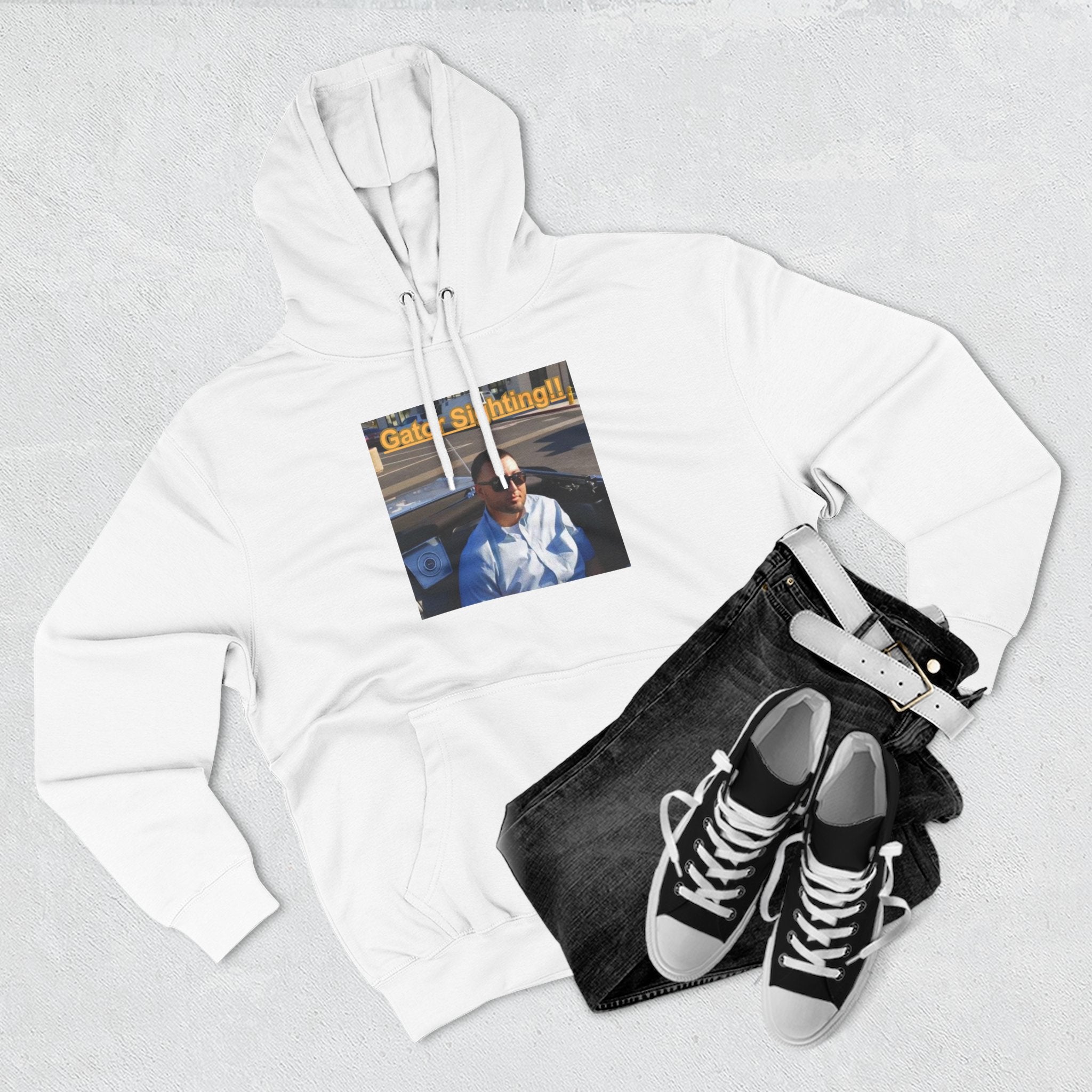 GATOR Sighting  Hoodie — "Gator Sightings!!" Graphic Fleece Pullover