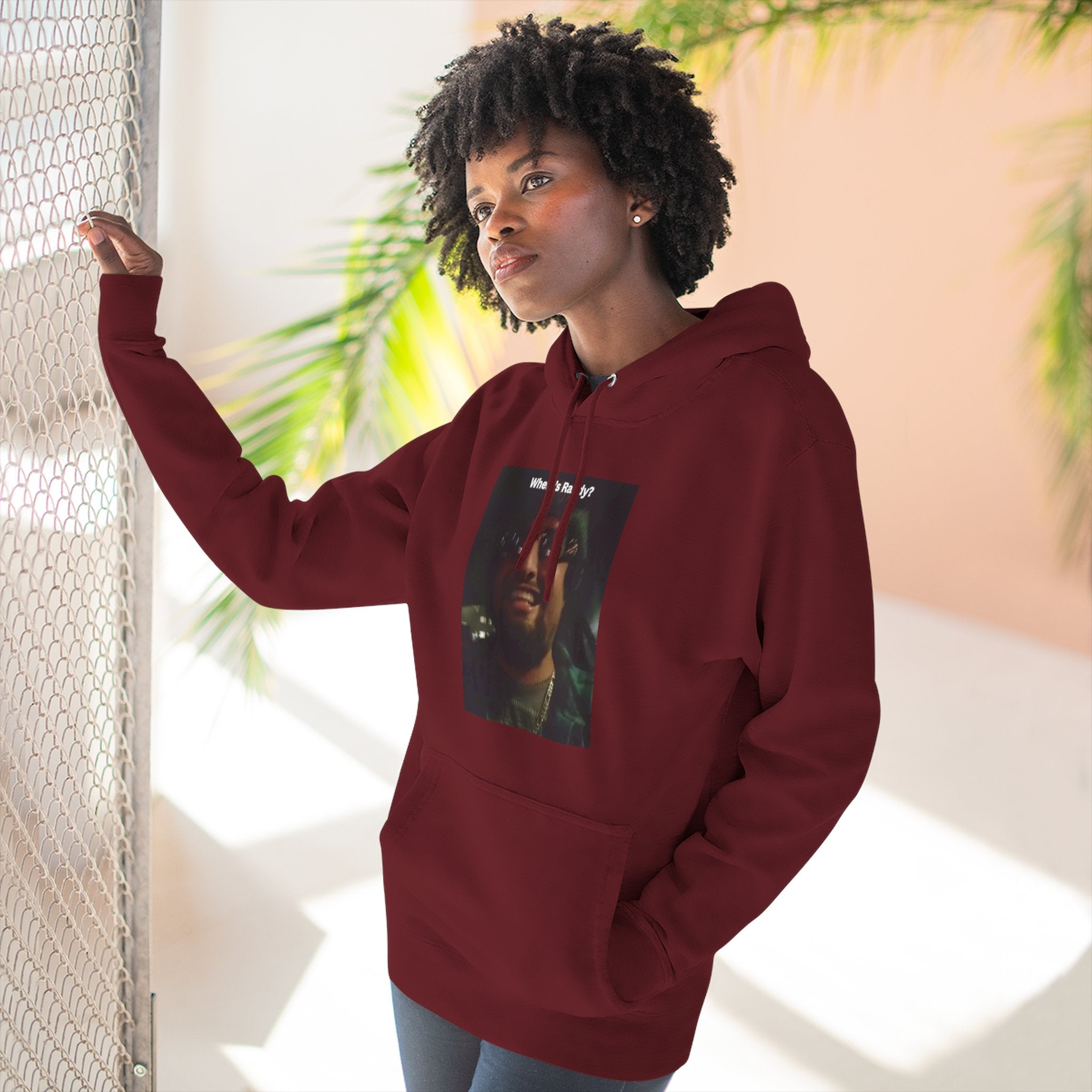 Wheres Randy Vintage Hoodie — Retro Mood Graphic Pullover