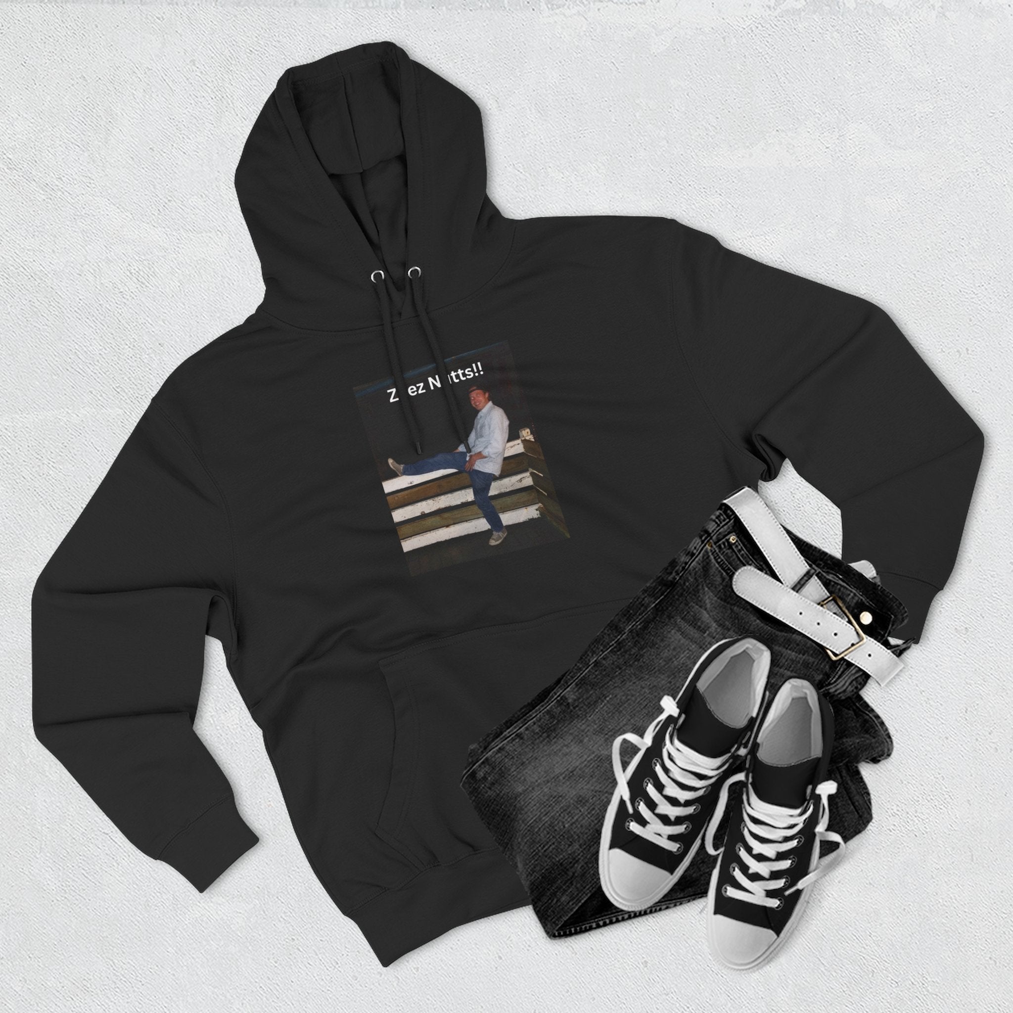 Zee'z Nutt's Moments Hoodie — Live Nutt Action Graphic Pullover