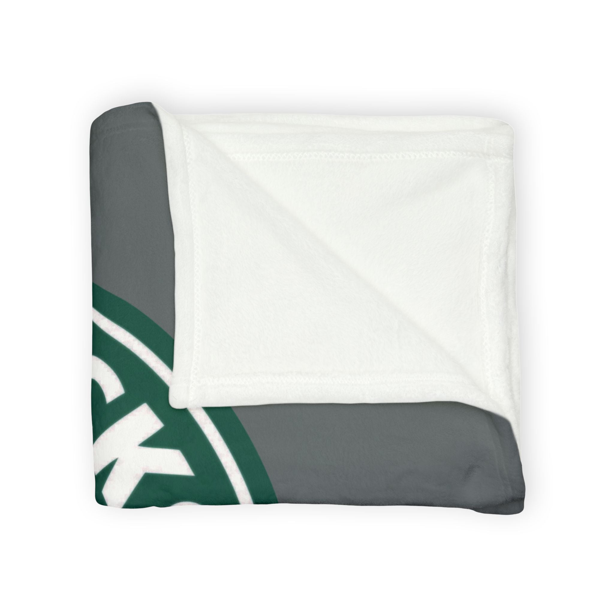 StarFucks.Coffee Plush Throw-Graphic Coffee Logo Blanket