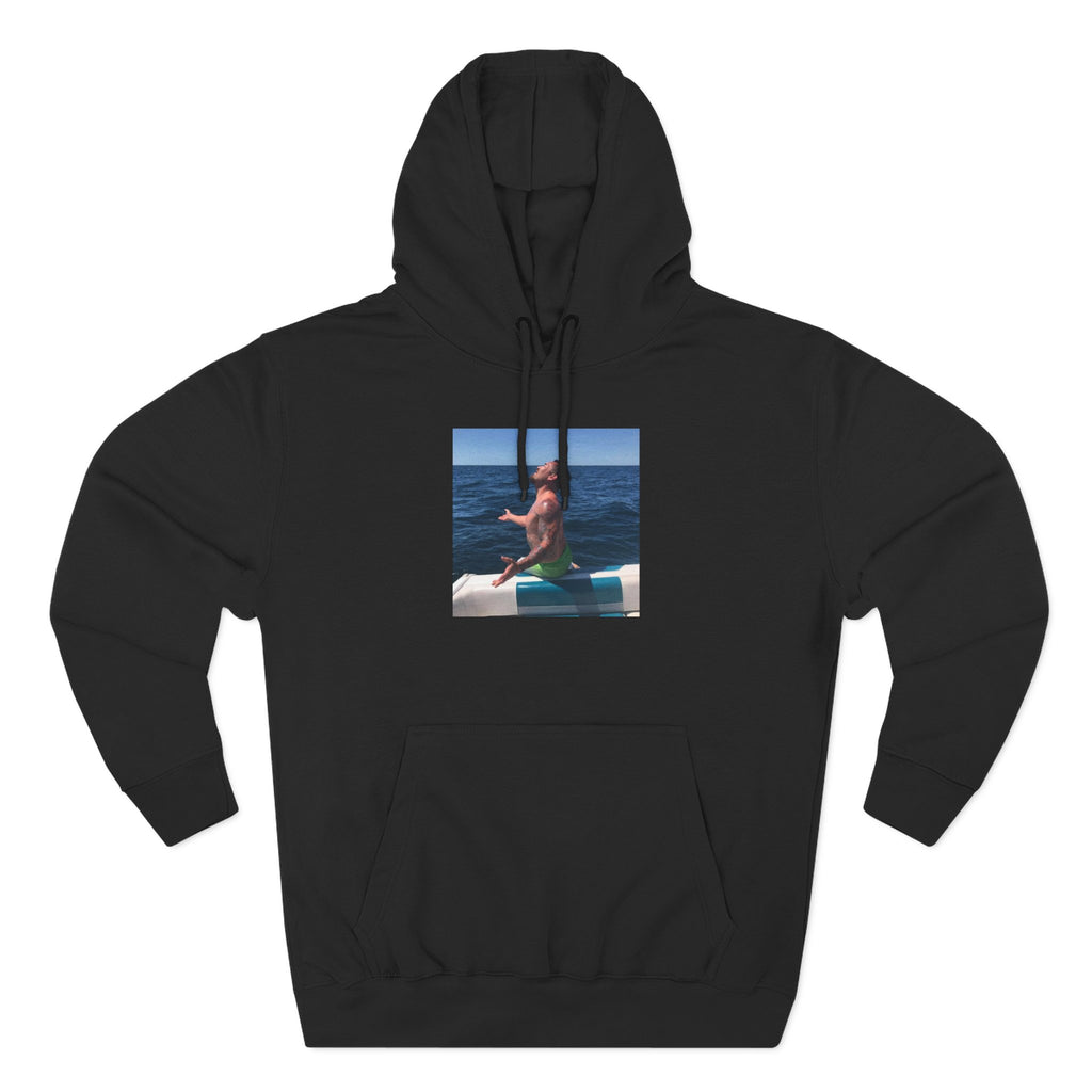 Fishy Out Of Water Hoodie — Ocean Boat Summer Vibes Fleece Pullover