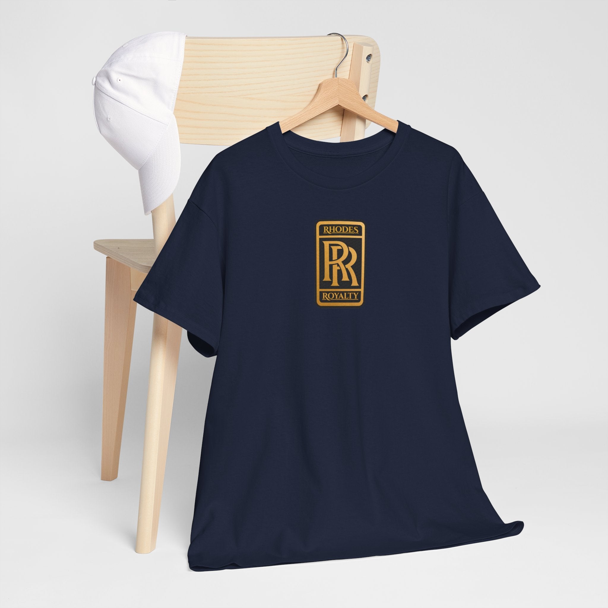 Rhodes Royalty Family Crest -  Vintage Gold Crest Tee