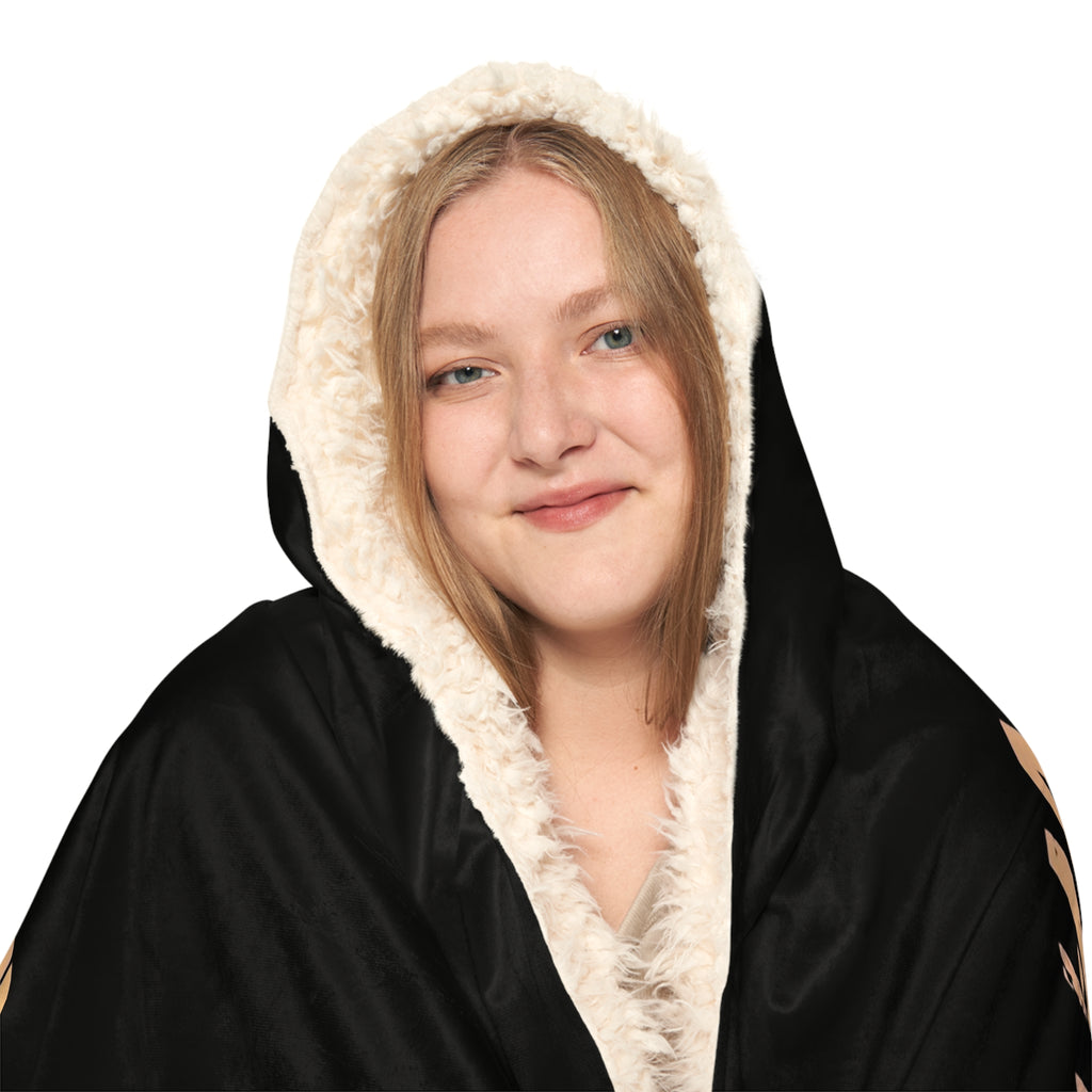 i Hate People  snuggie Hooded Blanket — Vintage 'I Hate People' Bear Cozy Throw for Outdoorsy Antisocials