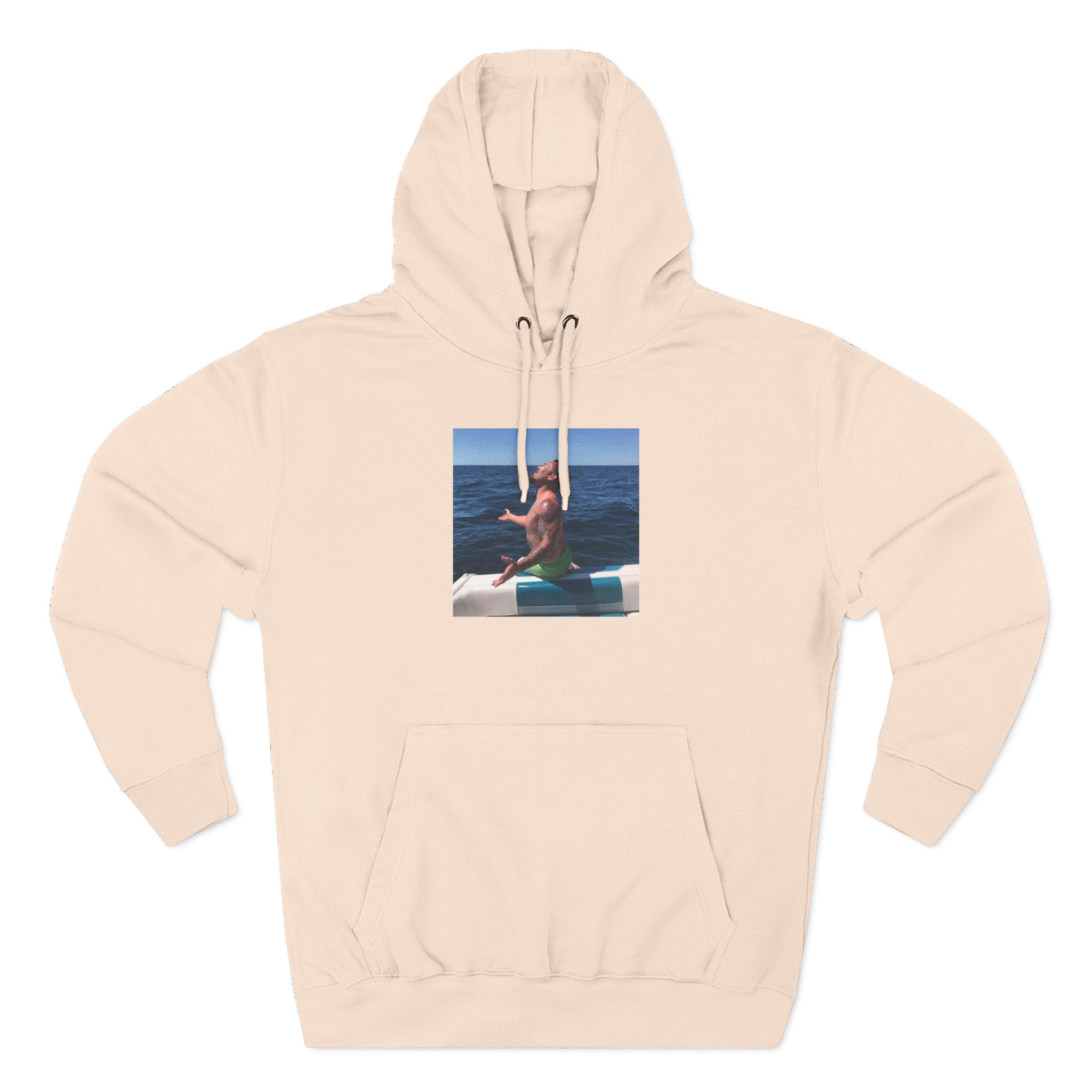 Fishy Out Of Water Hoodie — Ocean Boat Summer Vibes Fleece Pullover