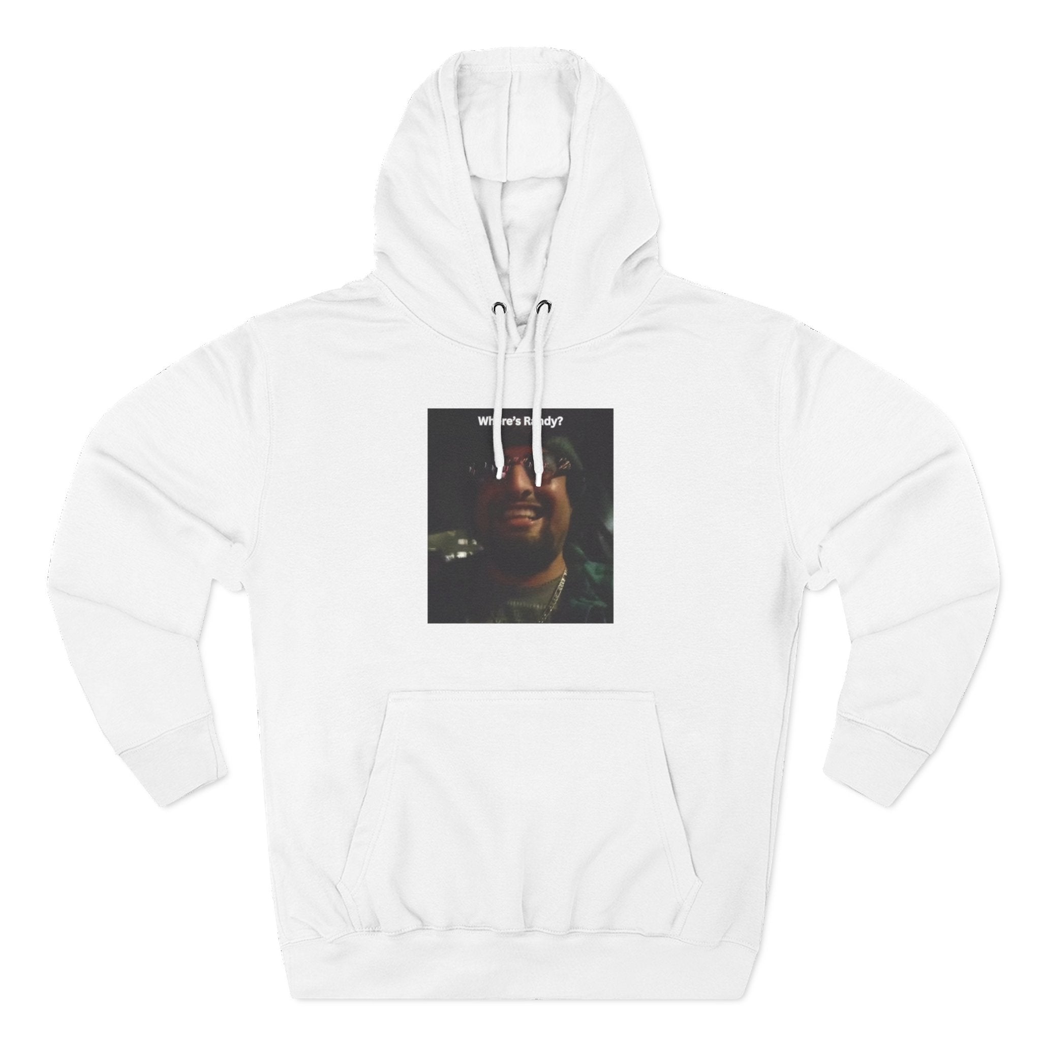 Wheres Randy Vintage Hoodie — Retro Mood Graphic Pullover