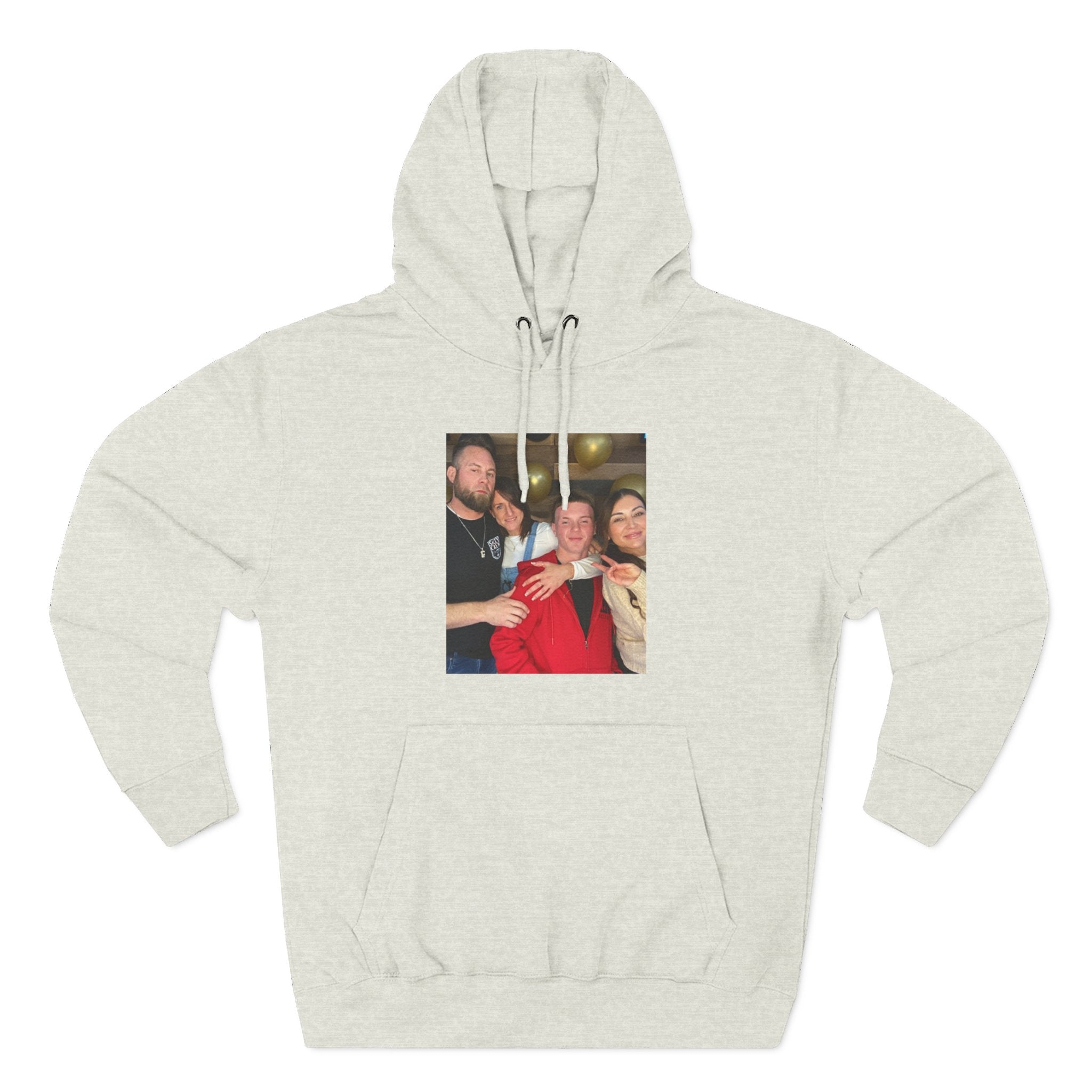 Family!!     Photo Collage Fleece Hoodie - Custom Group Portrait Pullover